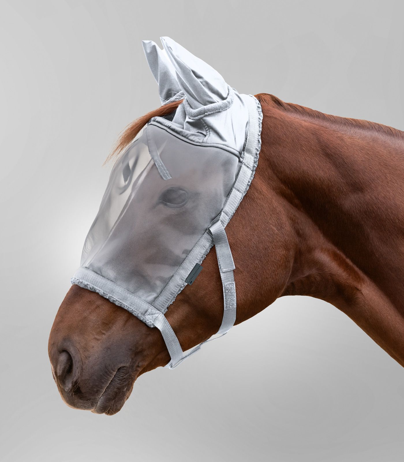 Waldhausen Weidehalfter mit Fliegenmaske Silbergrau, Xwb