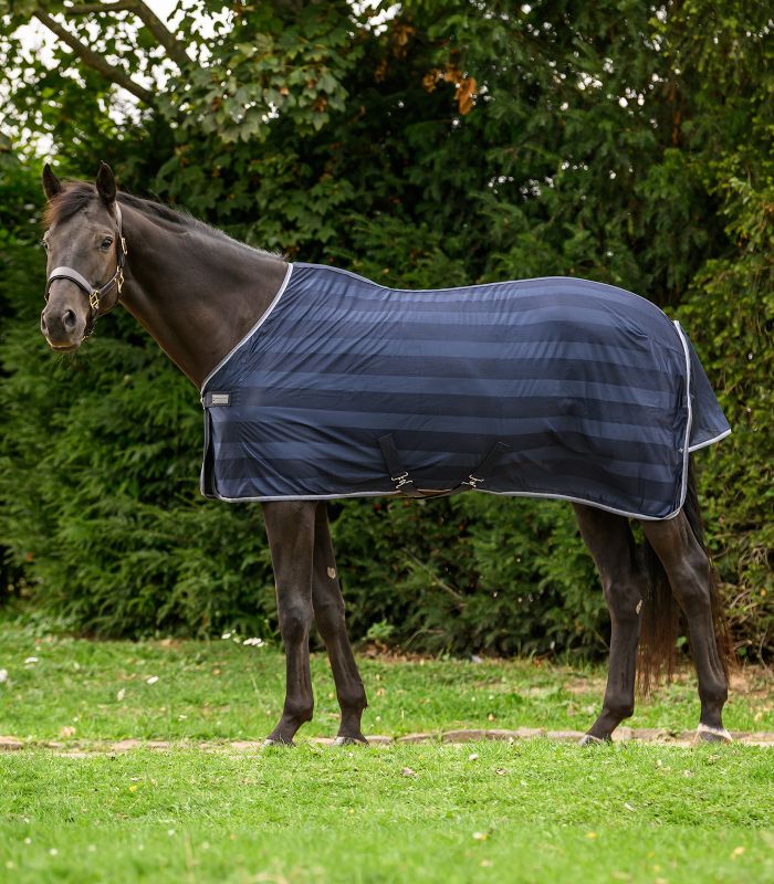 Waldhausen Fliegendecke Economic Kreuzbegurtung Nachtblau, Gr. 115 cm