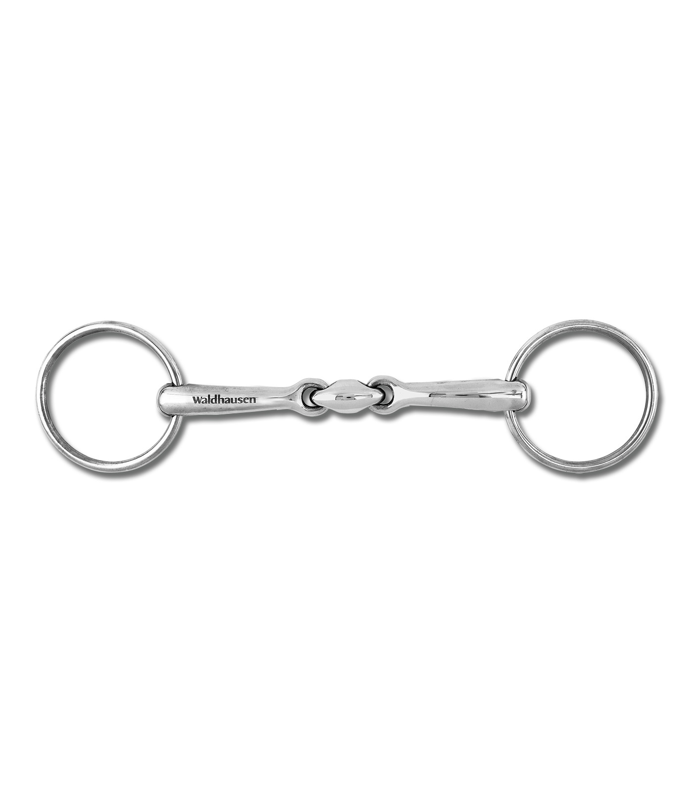 Waldhausen Unterlegtrense, Doppelt gebrochen 13 cm