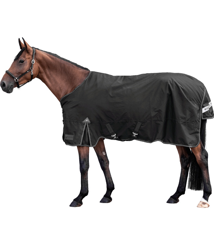 Waldhausen Outdoordecke Arctic 100 g Schwarz, Gr. 125 cm
