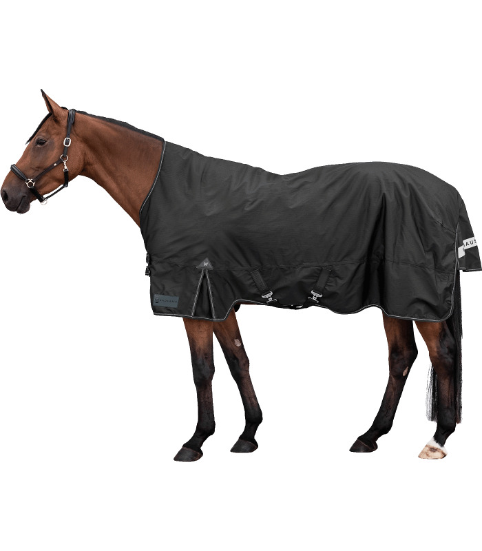Waldhausen Outdoordecke Arctic High Neck Light Schwarz, Gr. 165 cm