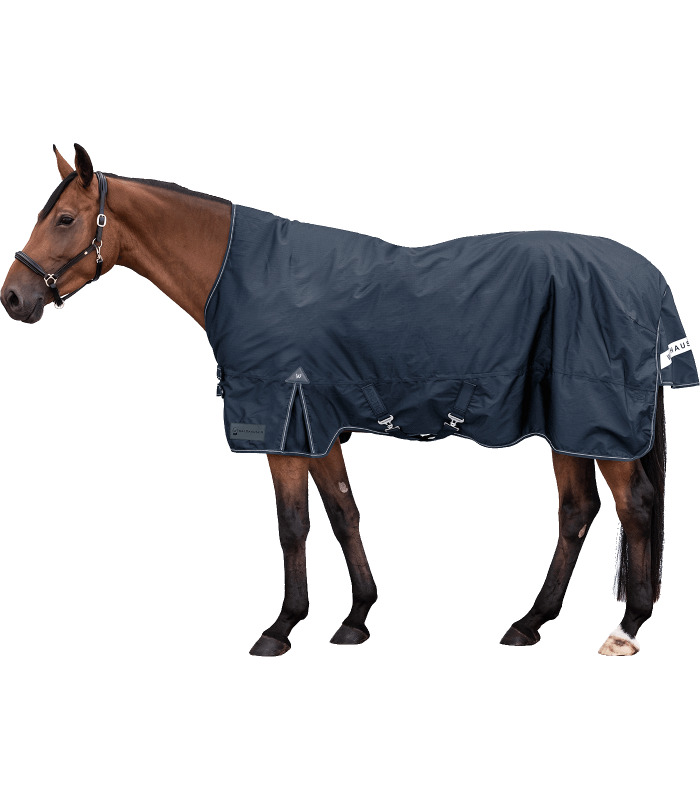 Waldhausen Outdoordecke Arctic High Neck 100 g Nachtblau, Gr. 155 cm