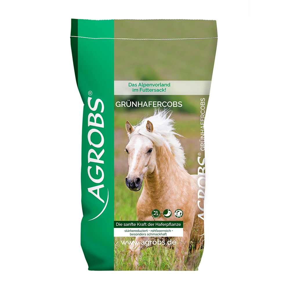 Agrobs Grünhafercobs 42 x 20 kg Palette Ideal für magen- & stoffwechselempfindliche Pferde