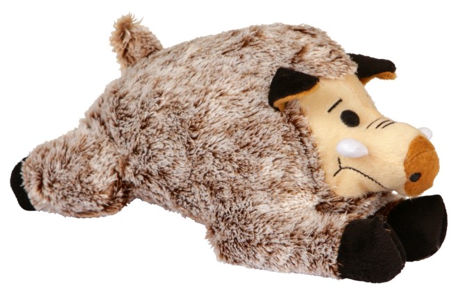 Kerbl Hundespielzeug Plüschtier Wildschwein Ideal zum Kuscheln & Spielen