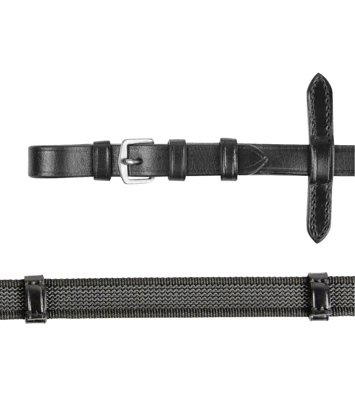 Waldhausen Anti-Slip-Zügel Schwarz