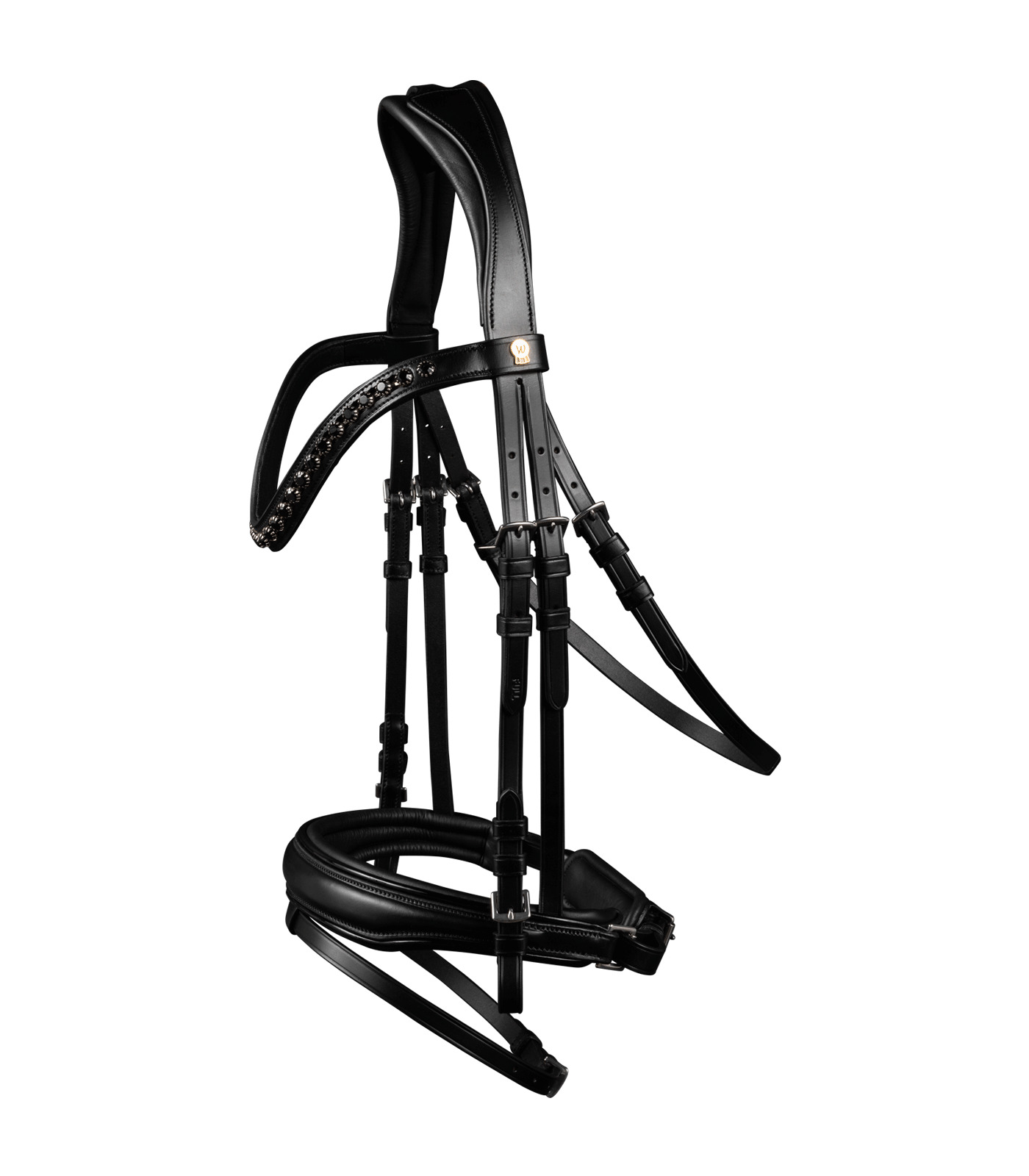 Waldhausen S-Line Trensenzaum Blackshine Schwarz, Vb