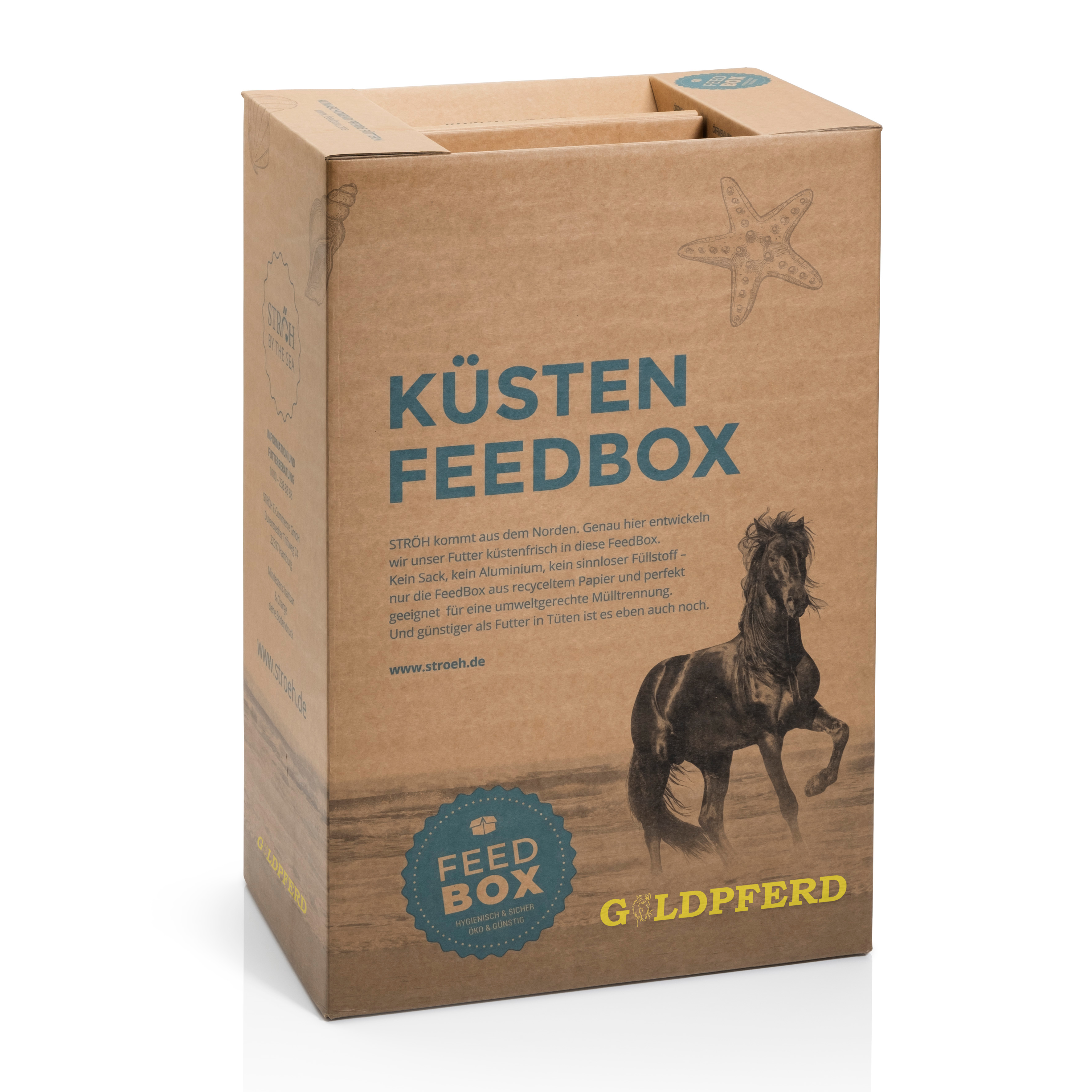 Goldpferd Sorgenfrei 30 kg Feedbox Getreidefreie Pellets