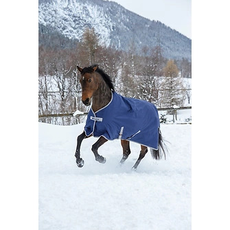 Bucas Freedom Turnout 300g Navy/Silver, Gr. 145 cm