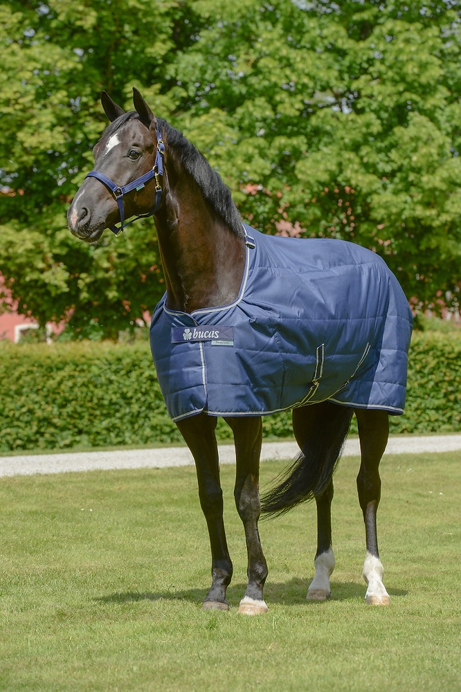 Bucas Quilt 150g Sd Navy, Gr. 155 cm