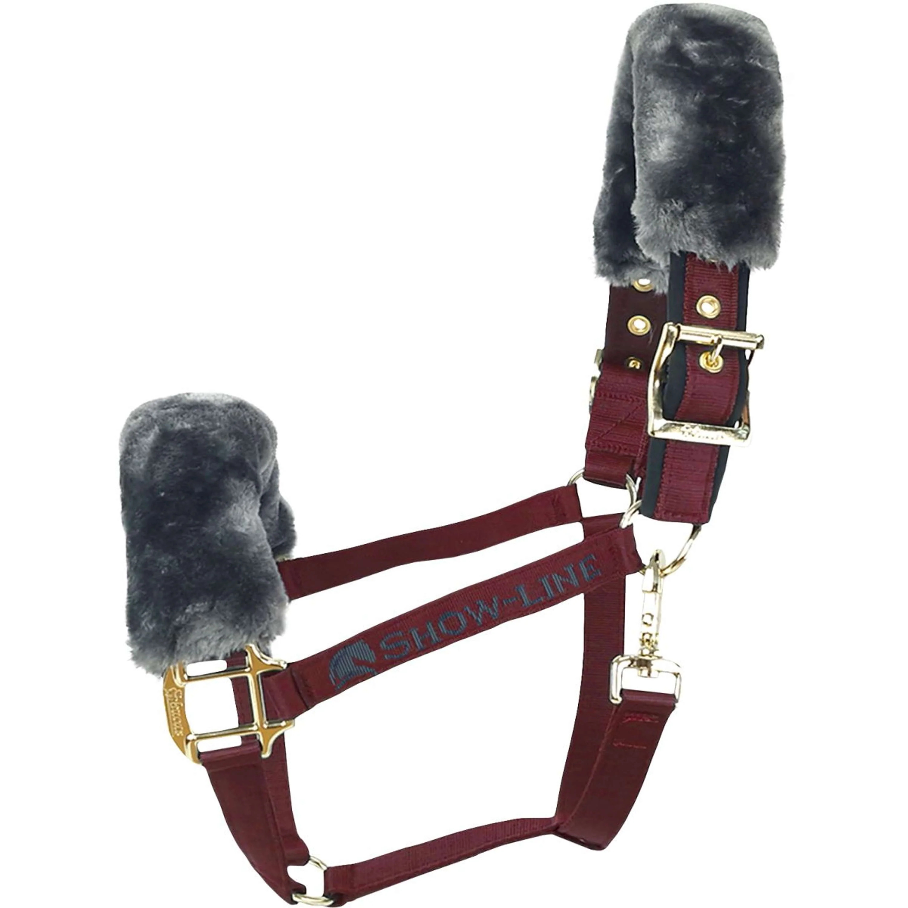Bucas Show-Line Collection Halfter X Full, Burg/Blk