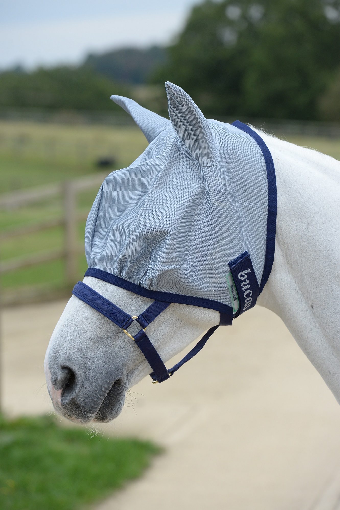 Bucas Buzz-Off Fliegenmaske Blue, 125/S