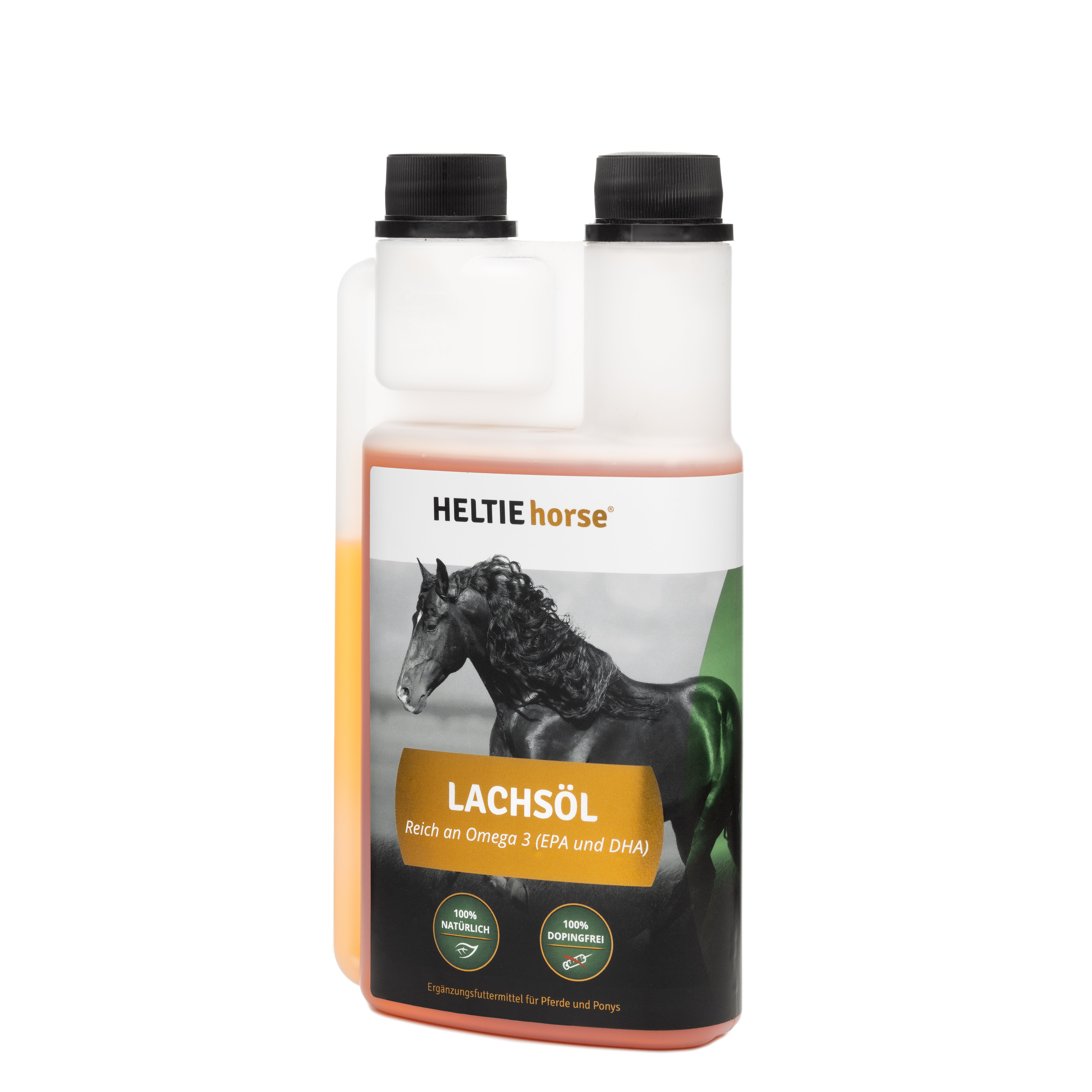 Heltie horse® Lachsöl 1L Unterstützt Haut, Haare & Immunsystem