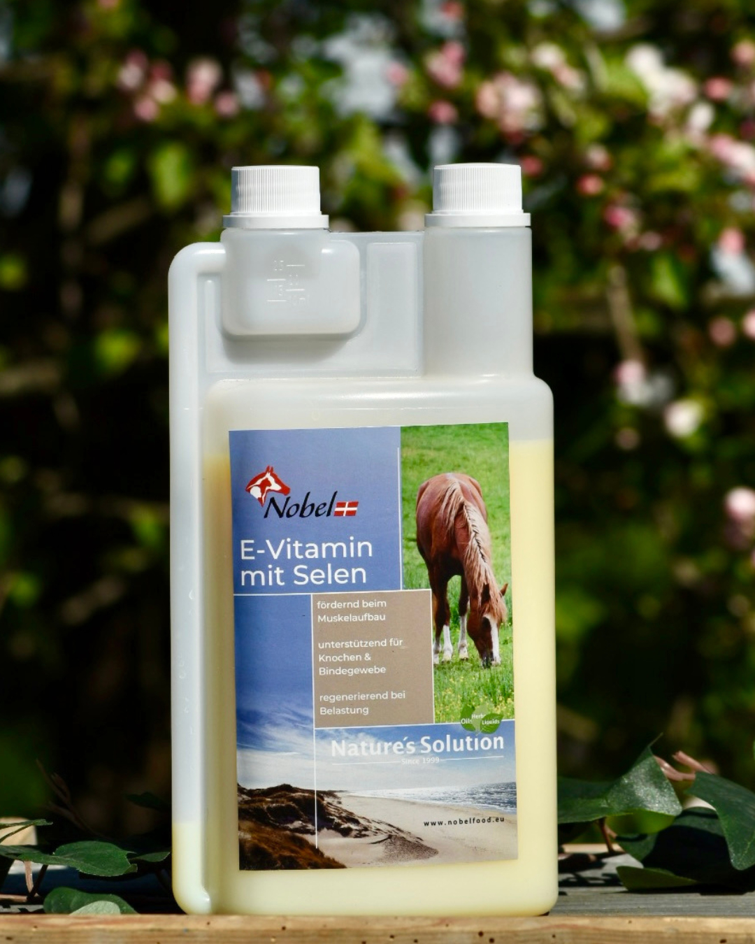 Nobel Vitamin E Liquid mit Selen 1L Mit Selen