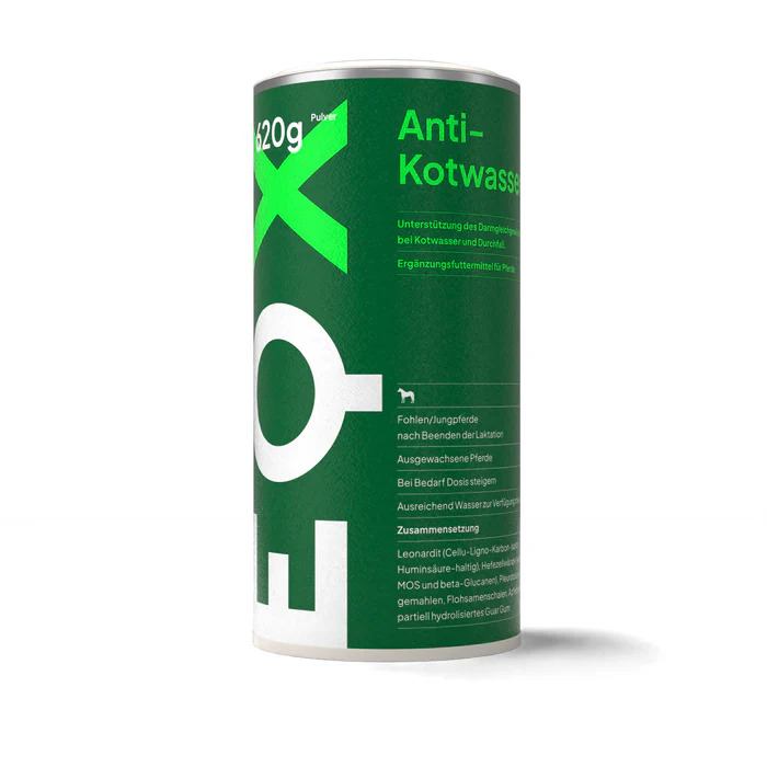 Eqx Anti-Kotwasser 620g Dose Das Power-Trio für den Darm: Huminsäure, Präbiotika und Hefezellwände