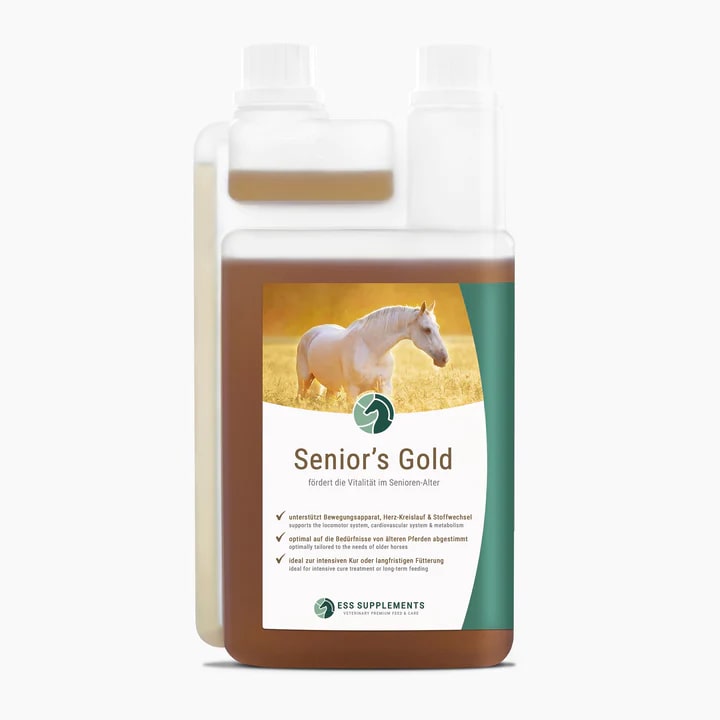 Ess Supplements Senior's Gold 1L Für Pferde ab 16 Jahren