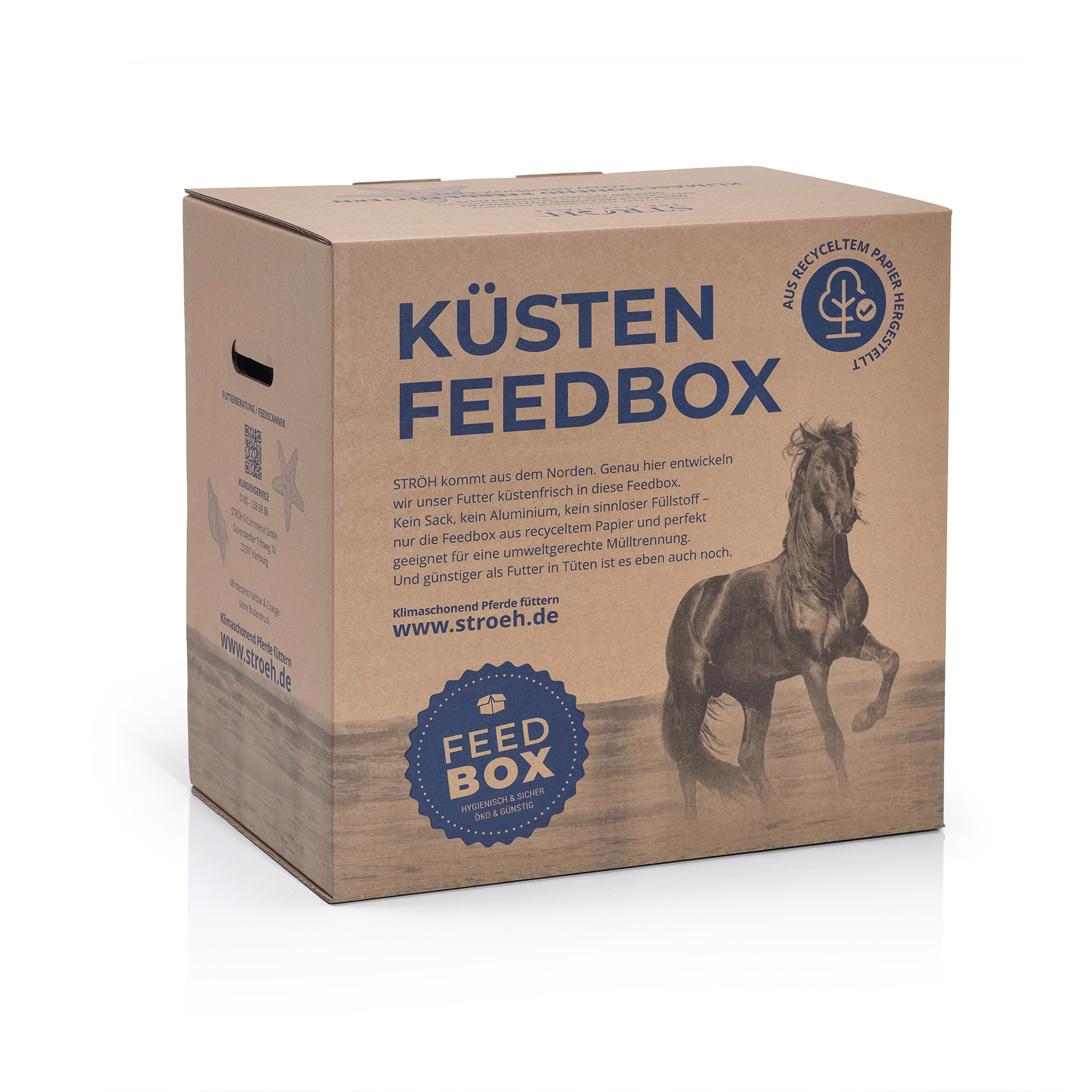 STRÖH Hagebuttenpellets 5 kg Feedbox Natur Leckerli für das Immunsystem