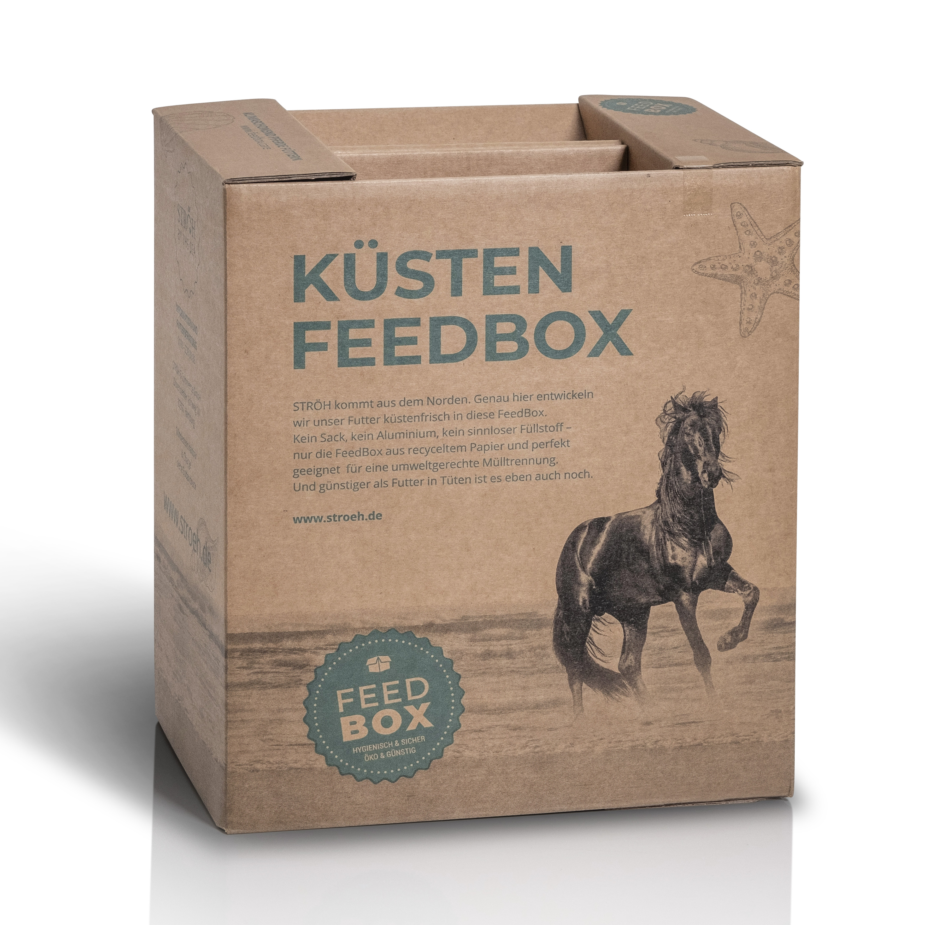 STRÖH Hagebuttenpellets 10 kg Feedbox Natur Leckerli für das Immunsystem