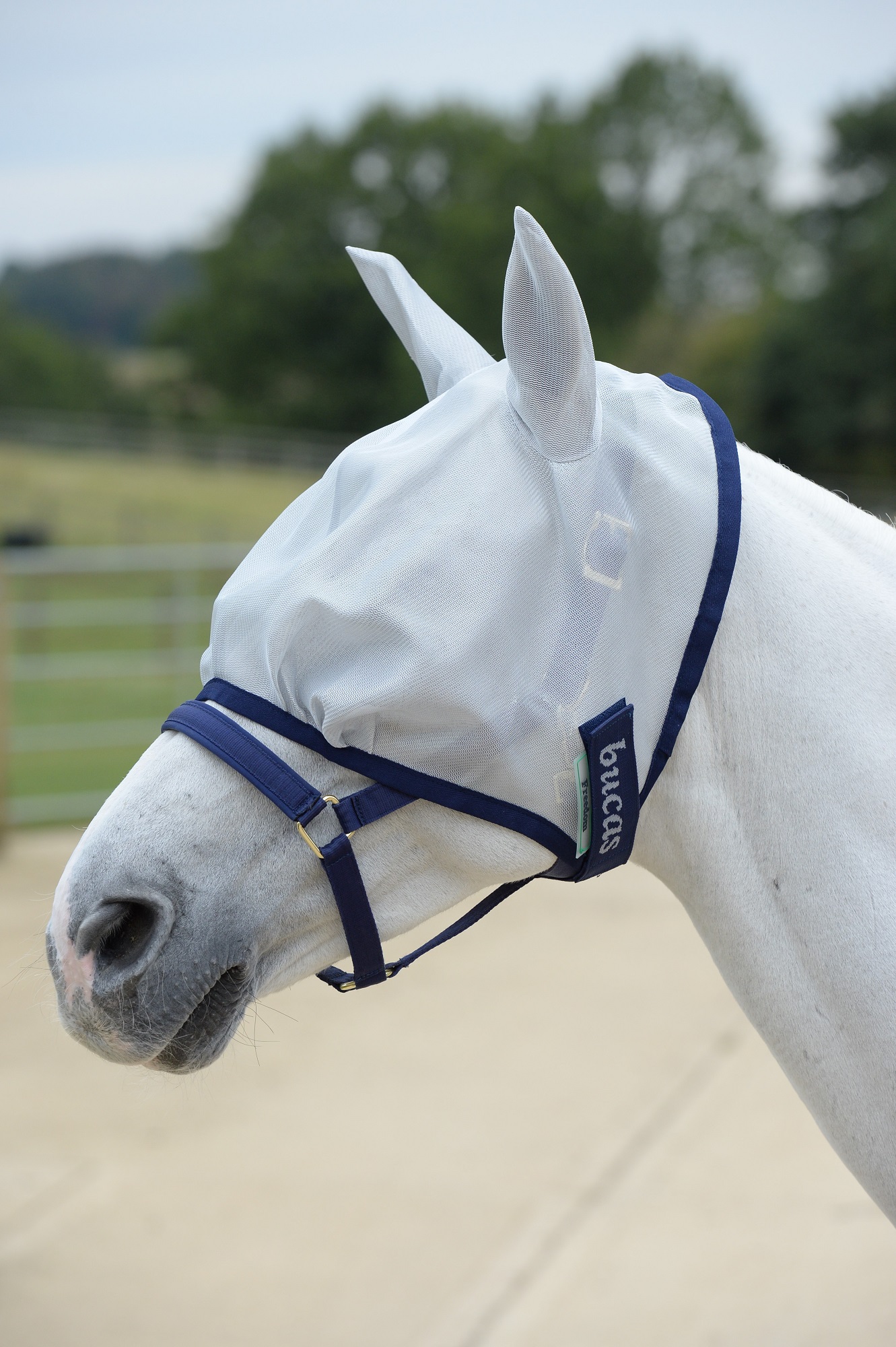 Bucas Freedom Fliegenmaske Silver, 125/S