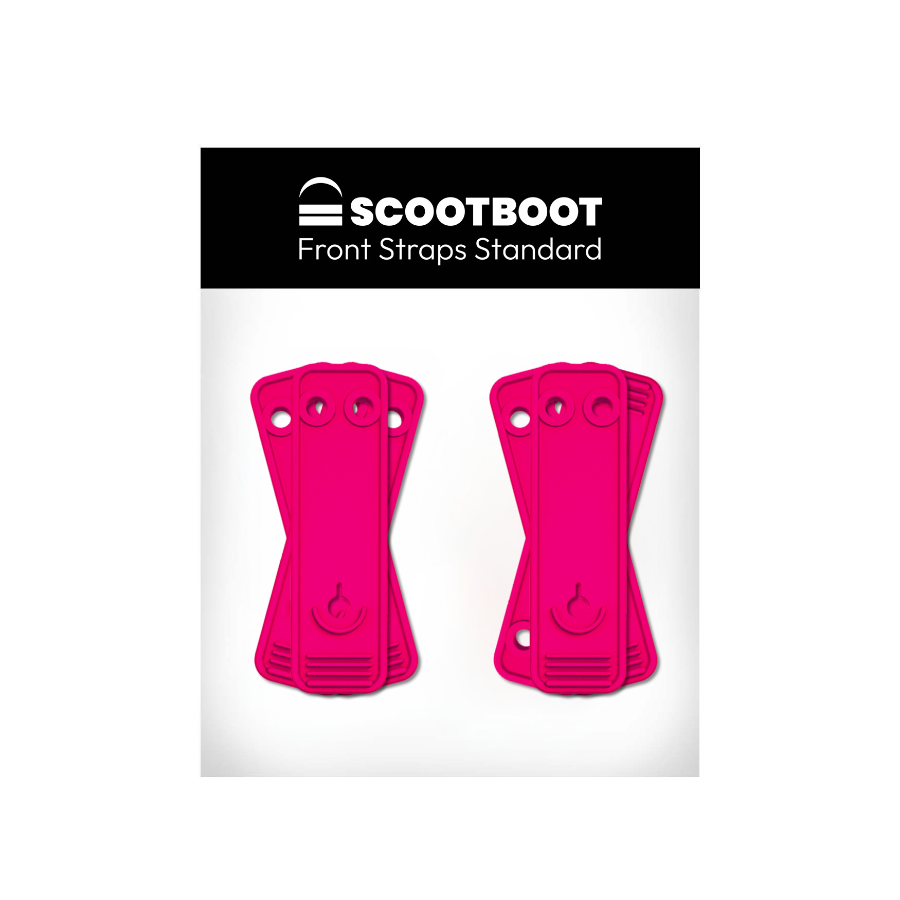 Scootboot Front Straps Standard Fuchsia, Gr. Standard