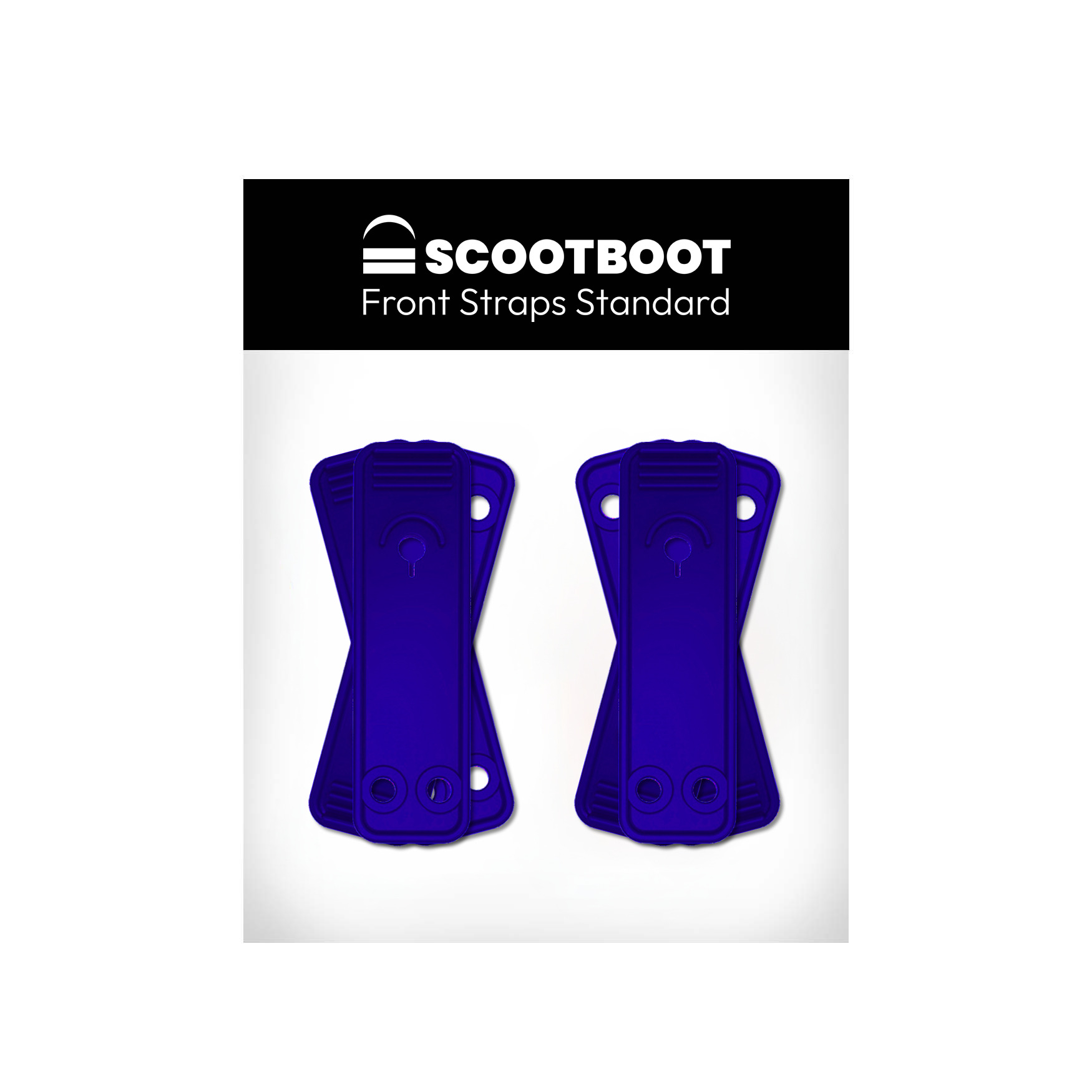 Scootboot Front Straps Standard Sapphire, Gr. Standard
