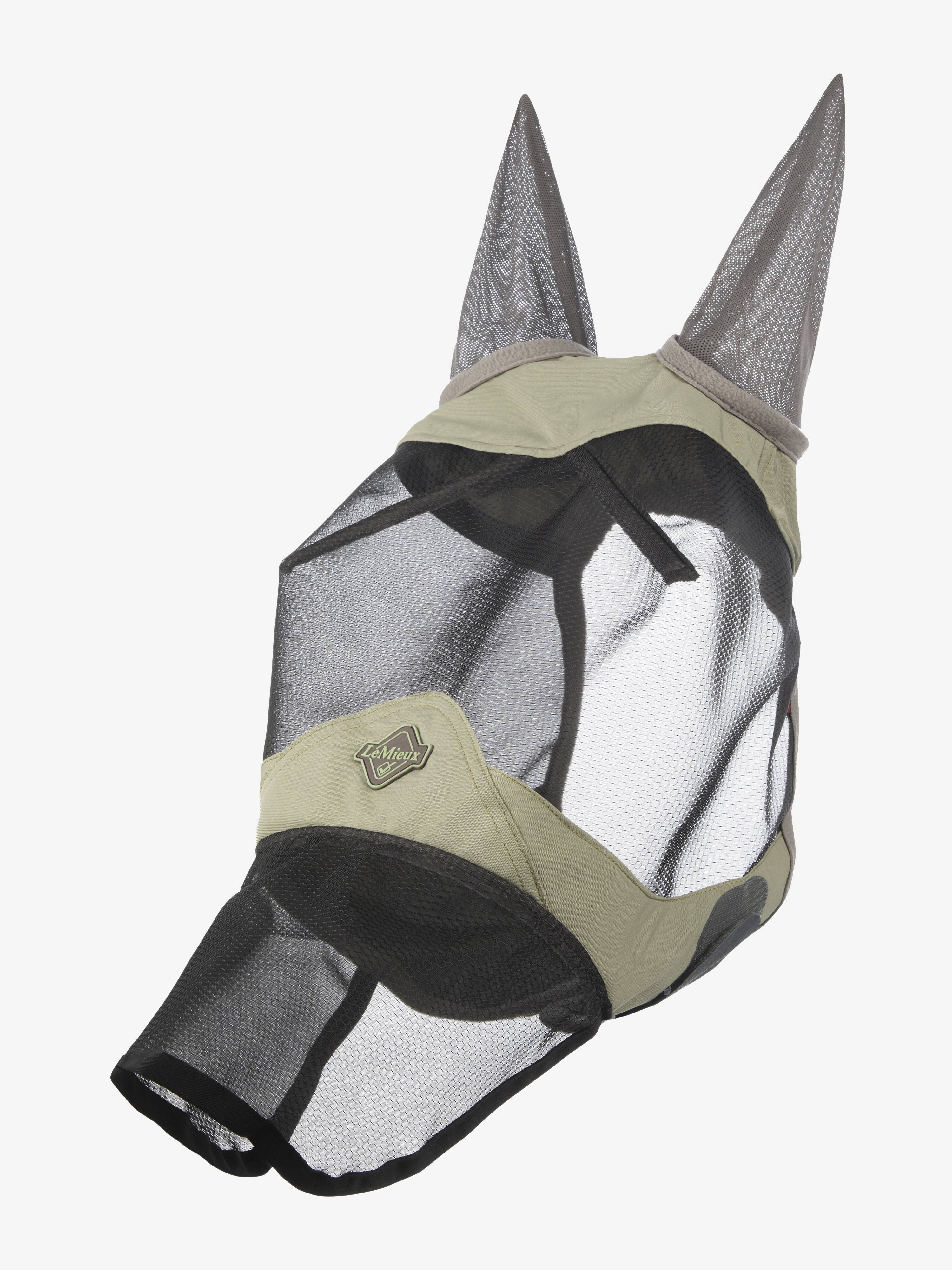 LeMieux Visor-Tek Full Fliegenmaske Fern, Gr. S