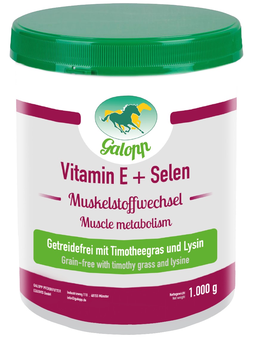 Galopp Vitamin E+Selen (getreidefrei) 1 kg getreidefrei