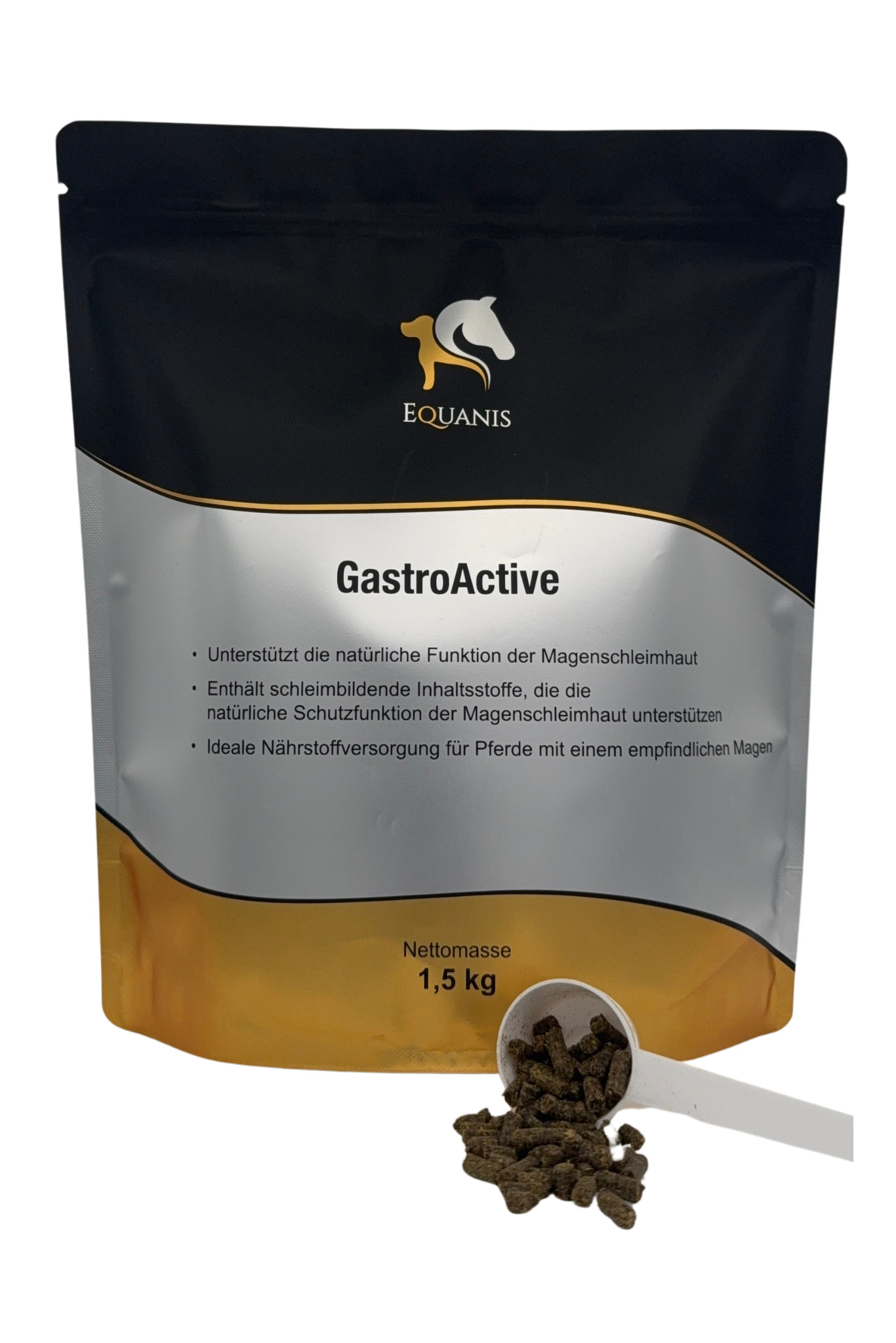 Equanis GastroActive 1,5 kg Standbodenbeutel Für magenempfindliche Pferde