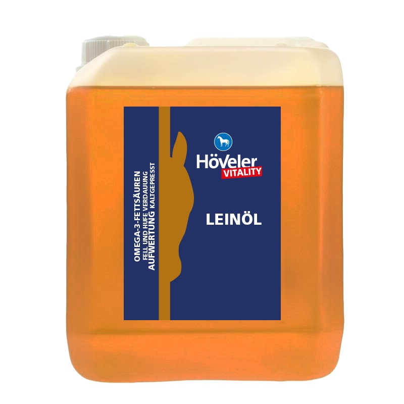 Höveler Leinöl 5 L Kanister reich an Omega-3-Fettsäuren