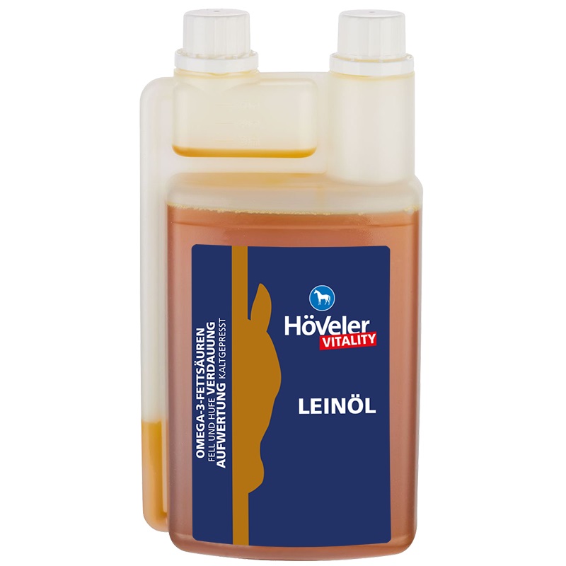 Höveler Leinöl 1 L reich an Omega-3-Fettsäuren