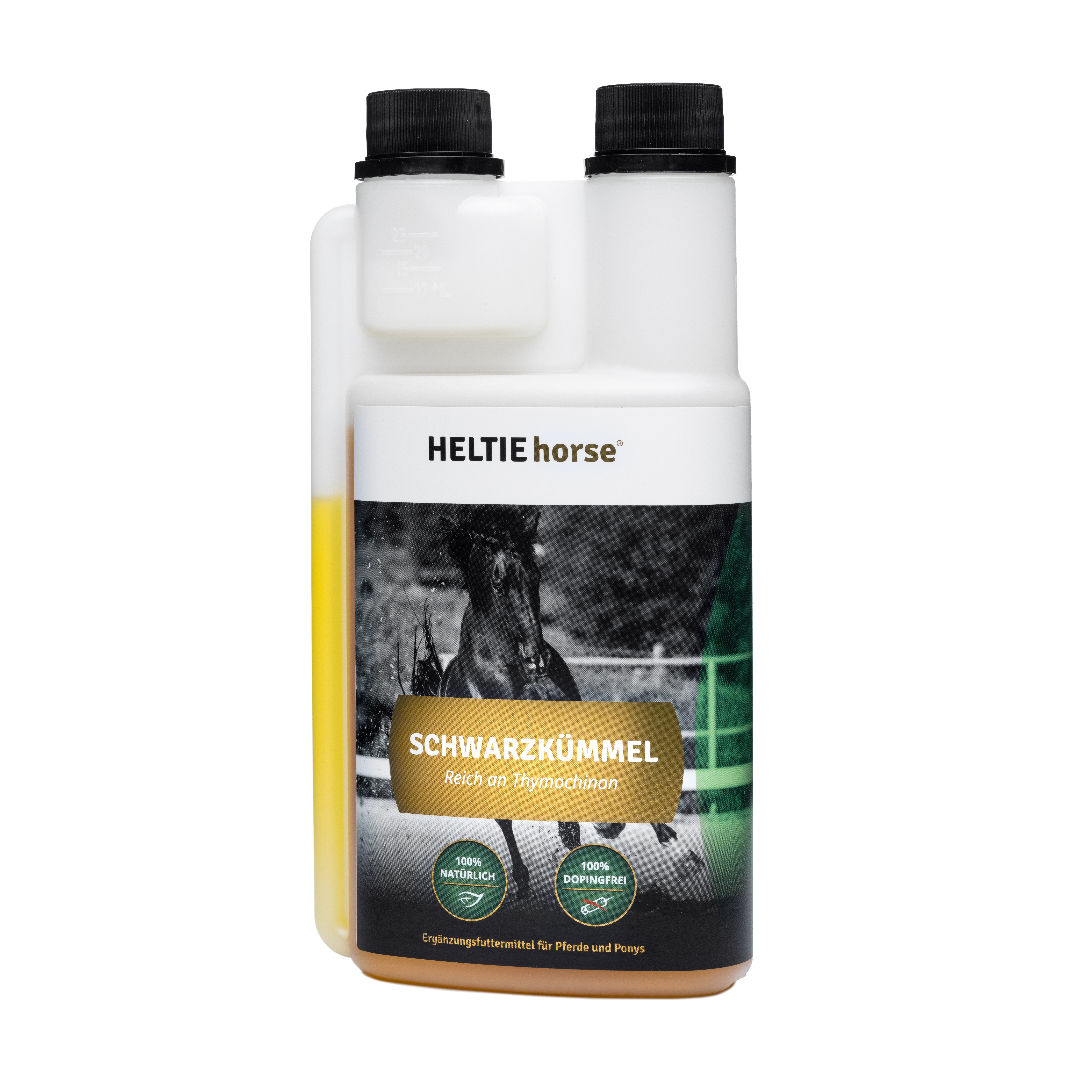 Heltie horse® Schwarzkümmel 500ml Unterstützt Regeneration & Gesundheit
