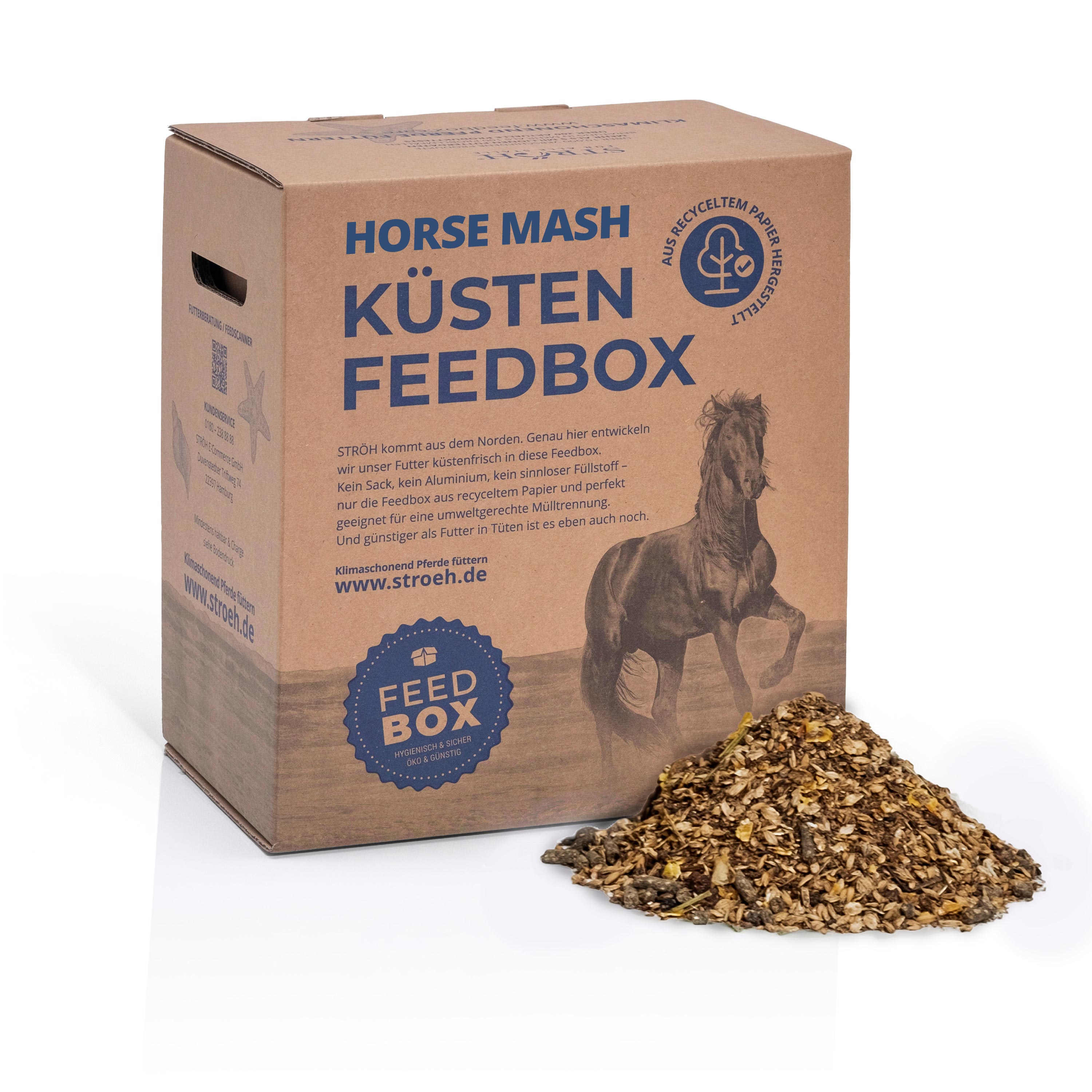 STRÖH Horse Mash 20 kg Feedbox Verdauungsfördernd & Appetitanregend