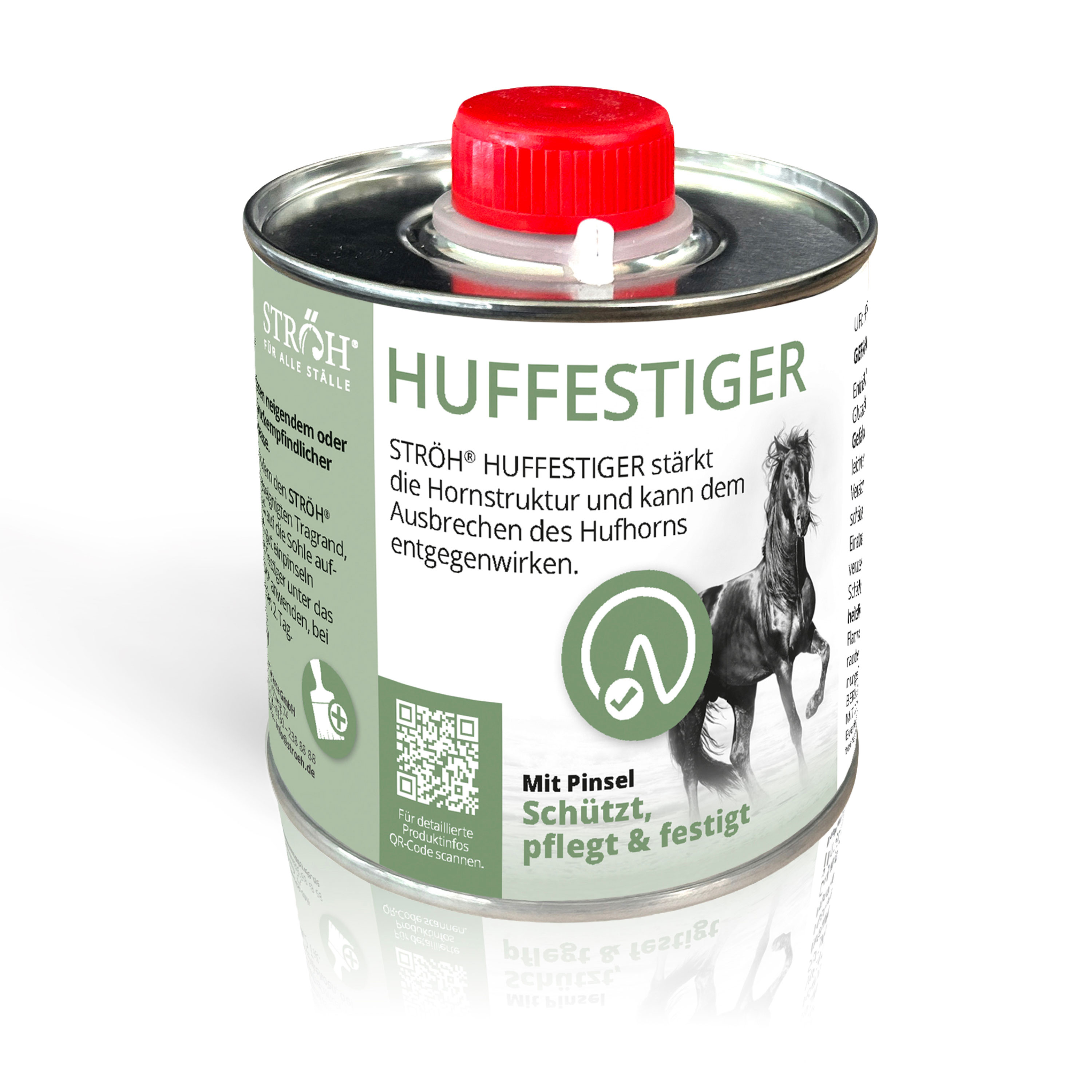 STRÖH Huffestiger 250 ml Stärkt sprödes Hufhorn