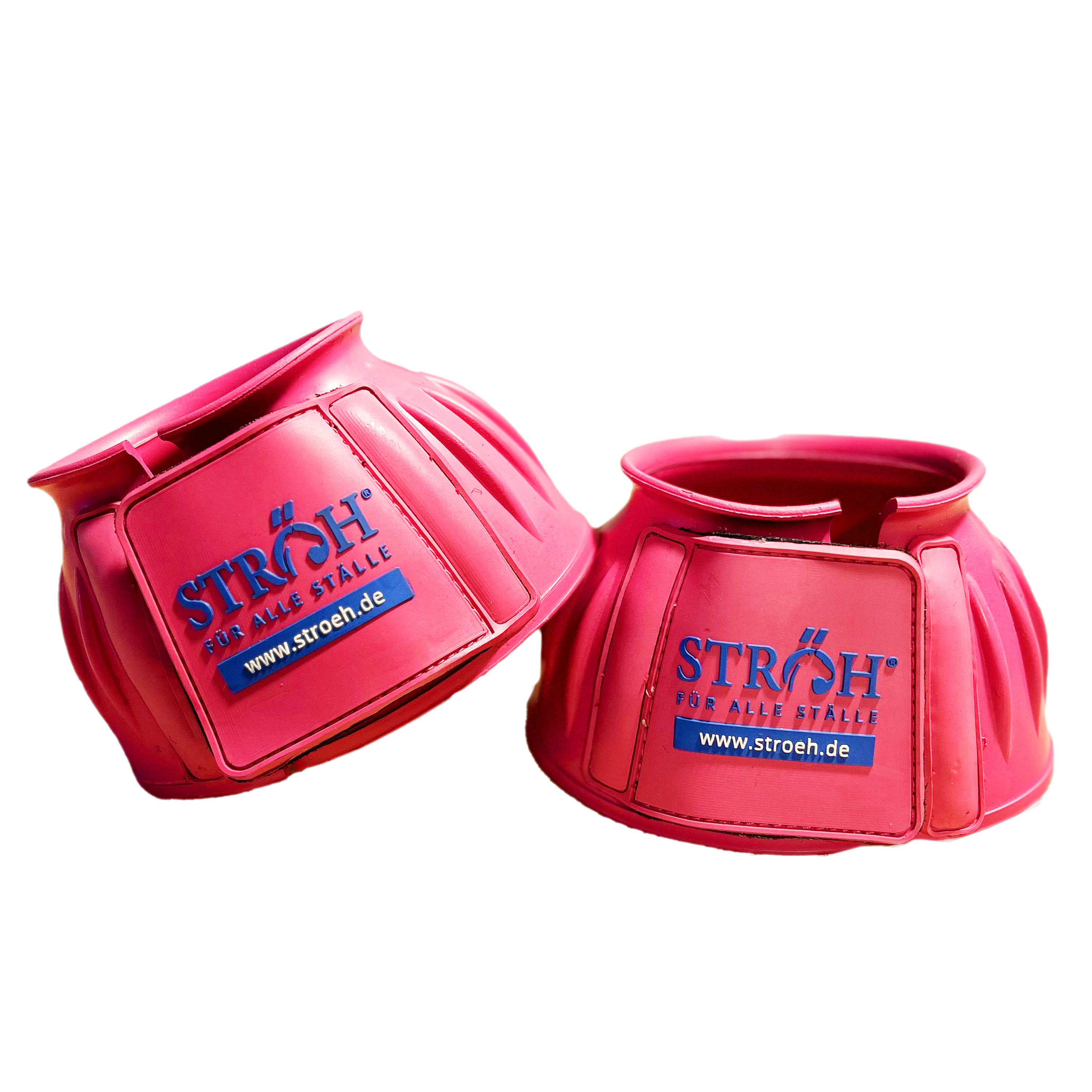 STRÖH Hufglocken Gummi pink, Gr. Cob (M)
