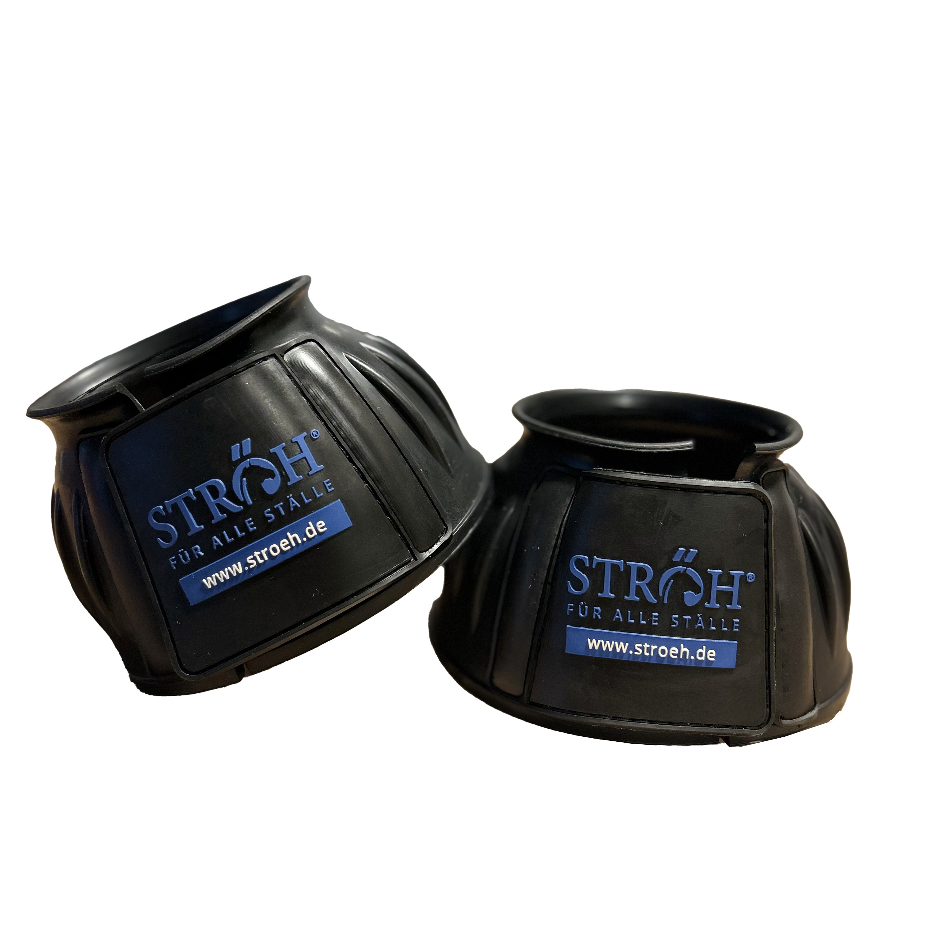 STRÖH Hufglocken Gummi schwarz, Gr. Pony (S)