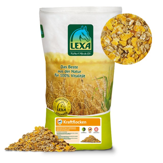 Lexa Kraftflocken 15kg Hochverdauliche Energiequelle