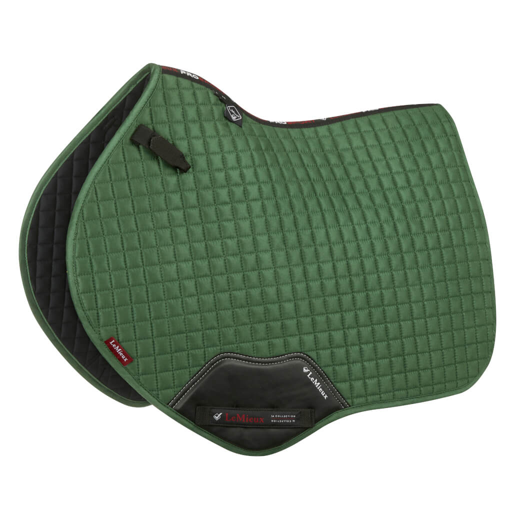 LeMieux Luxury Suede Springschabracke Hunter Green, Wb