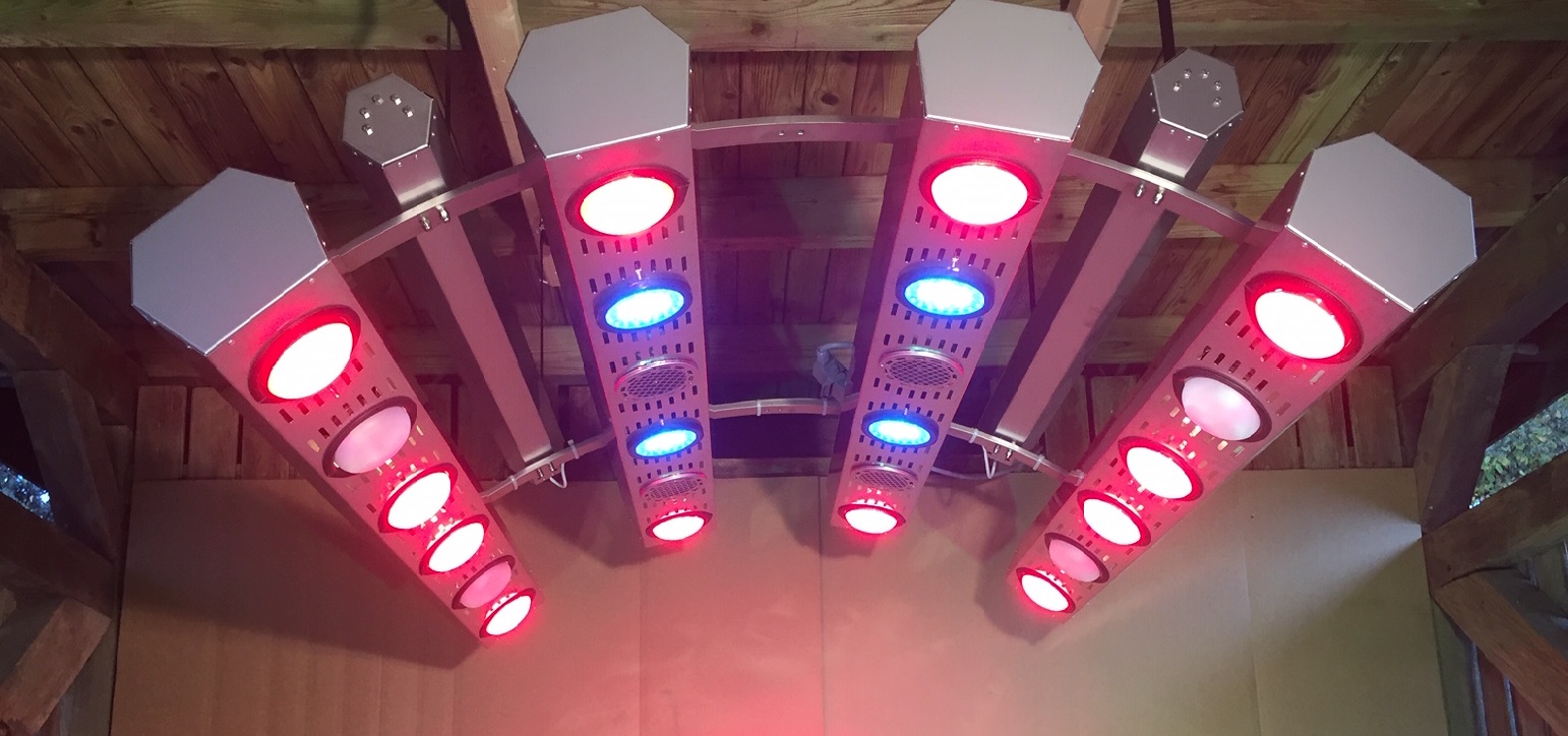 Summerwind 8 x Led-Farblicht für Premium Für das Pferdesolarium Premium