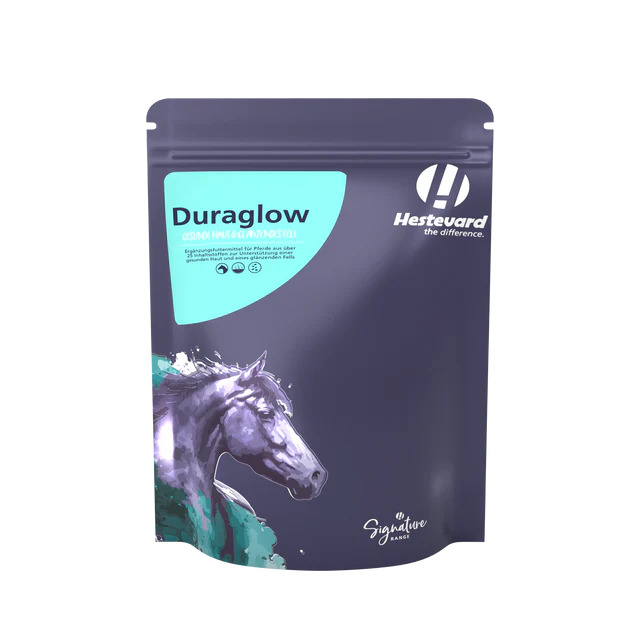 Hestevard Duraglow 1,5kg Gesunde Haut & Glänzendes Fell