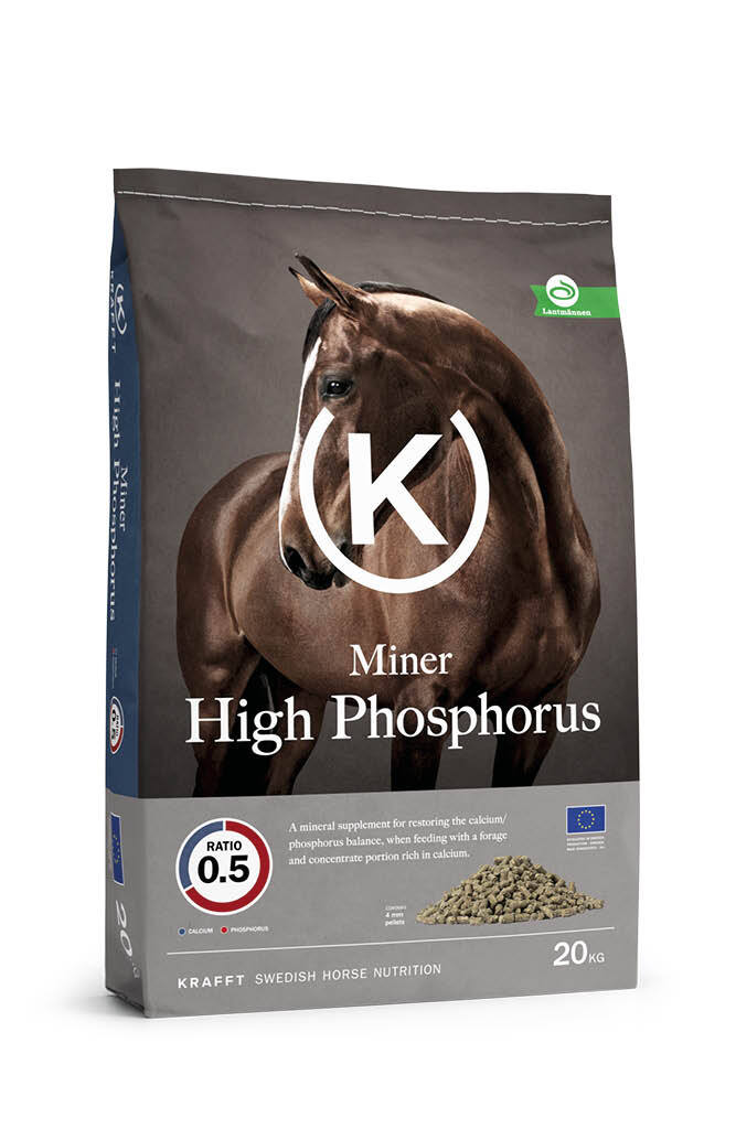 Krafft Miner High Phosporus 20kg Bei kalziumreichem Raufutter