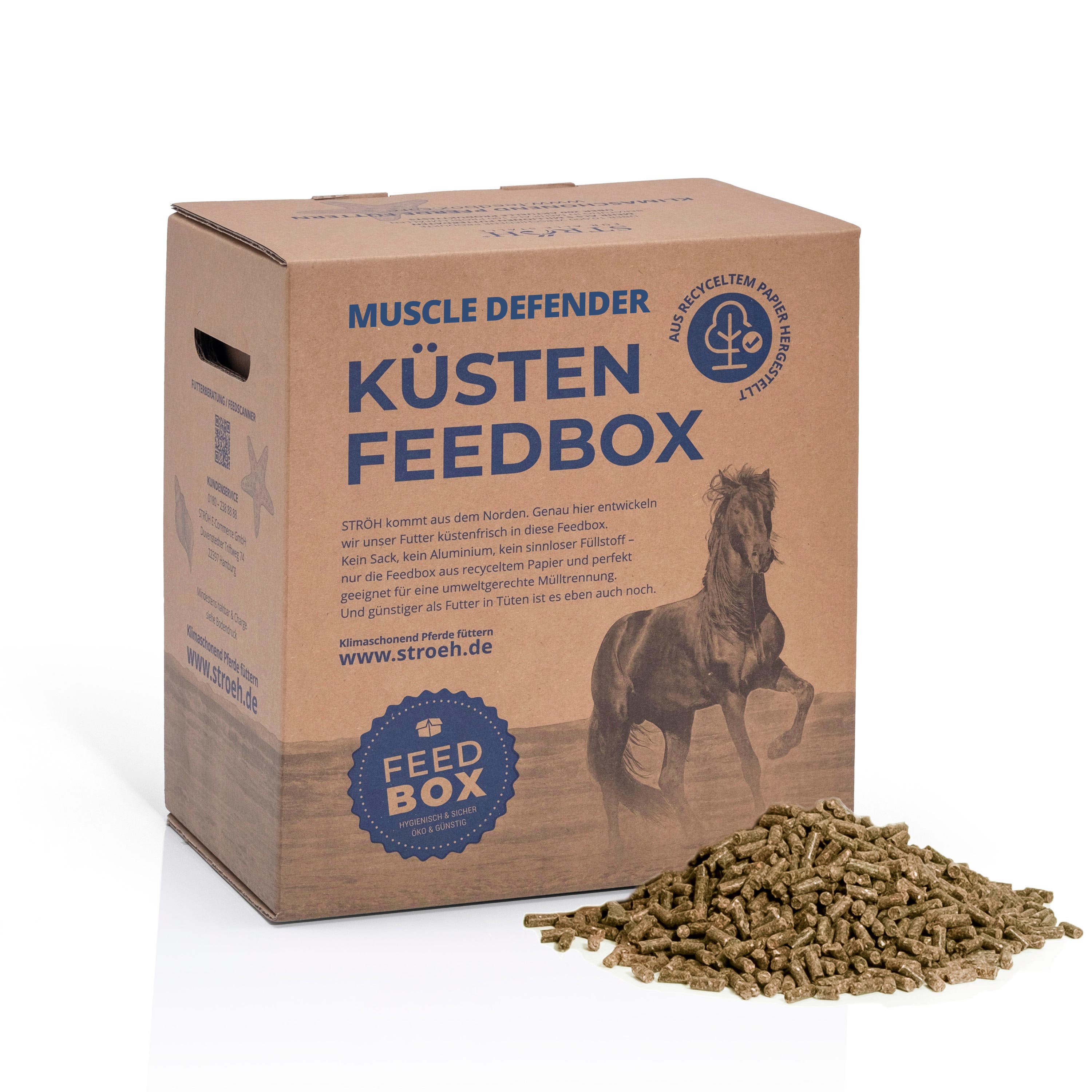STRÖH MuscleDefender 30kg Feedbox Muskelaufbau & Mineralfutter
