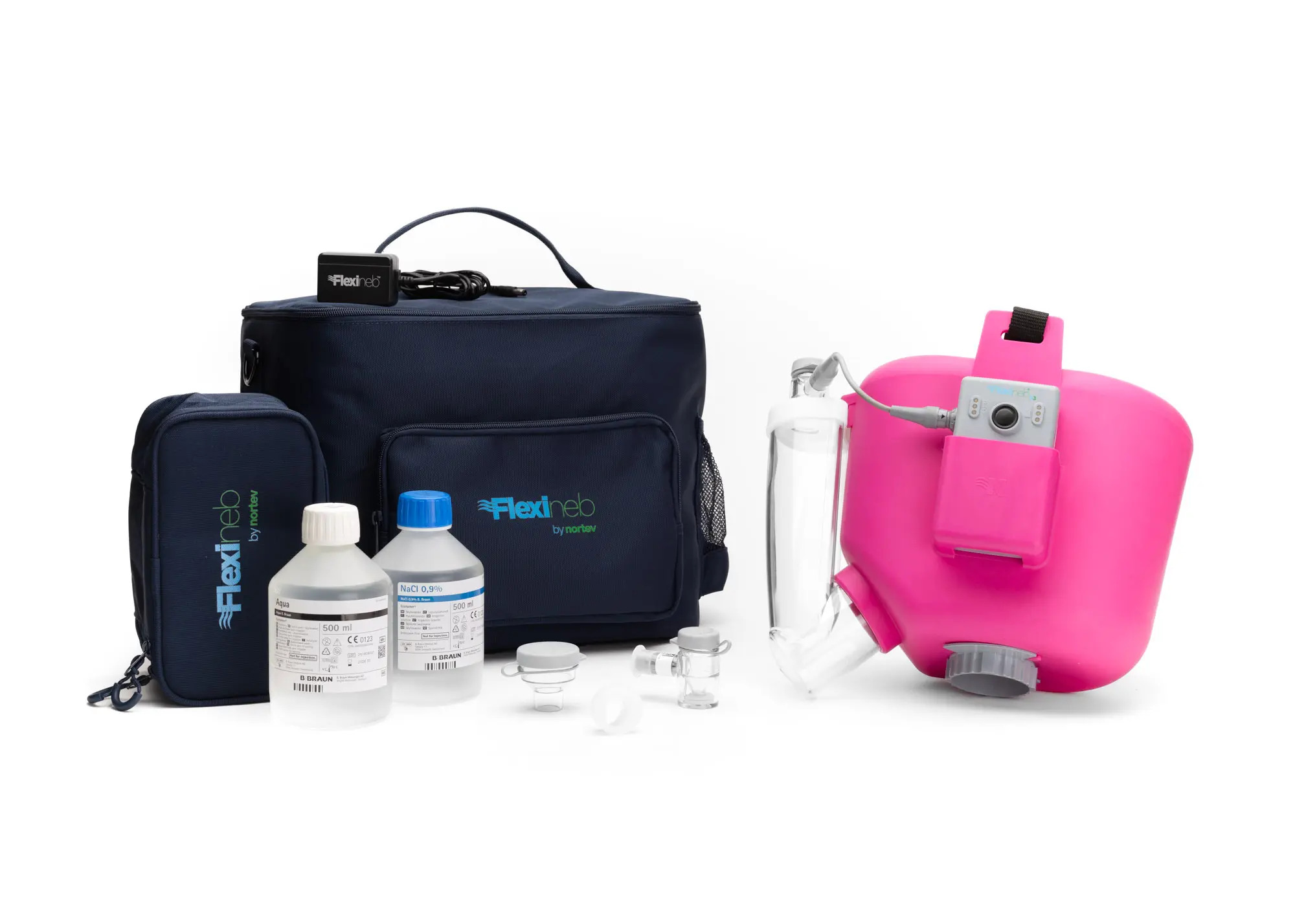 Flexineb E3 Inhalator Komplettset Standard Pink