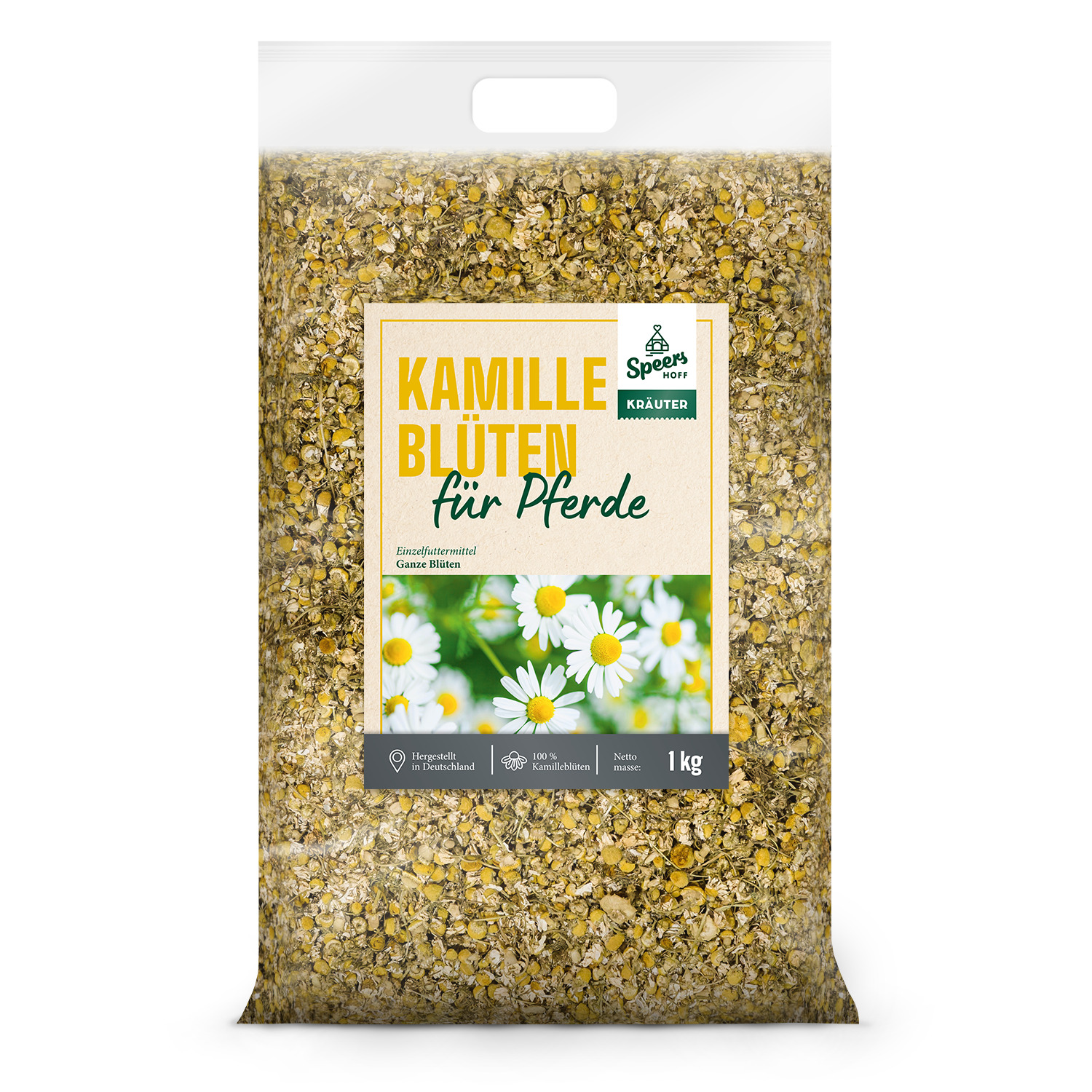 Speers Hoff Kamillenblüten für Pferde 1kg Für Atemwege & Verdauung