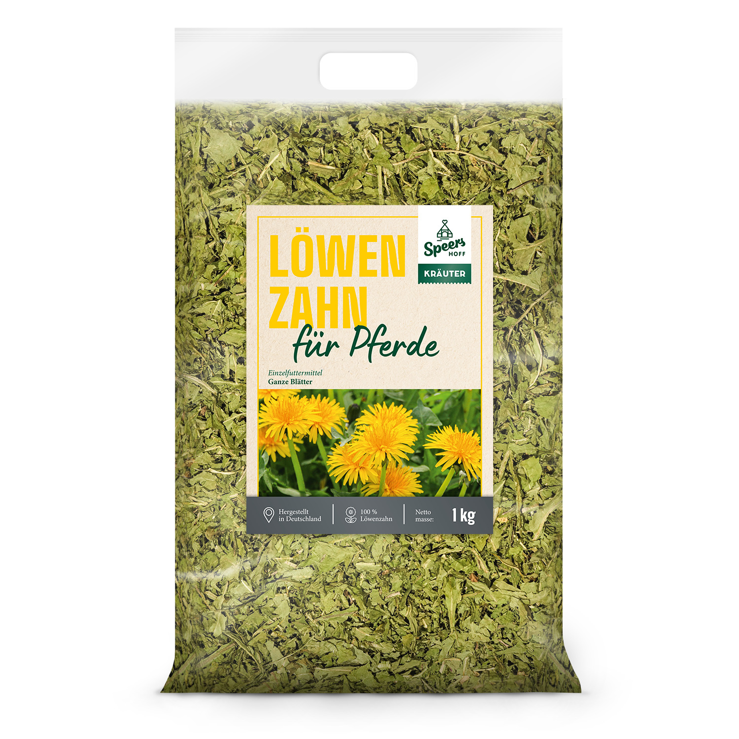 Speers Hoff Löwenzahn für Pferde 1kg Für Verdauung & Entgiftung