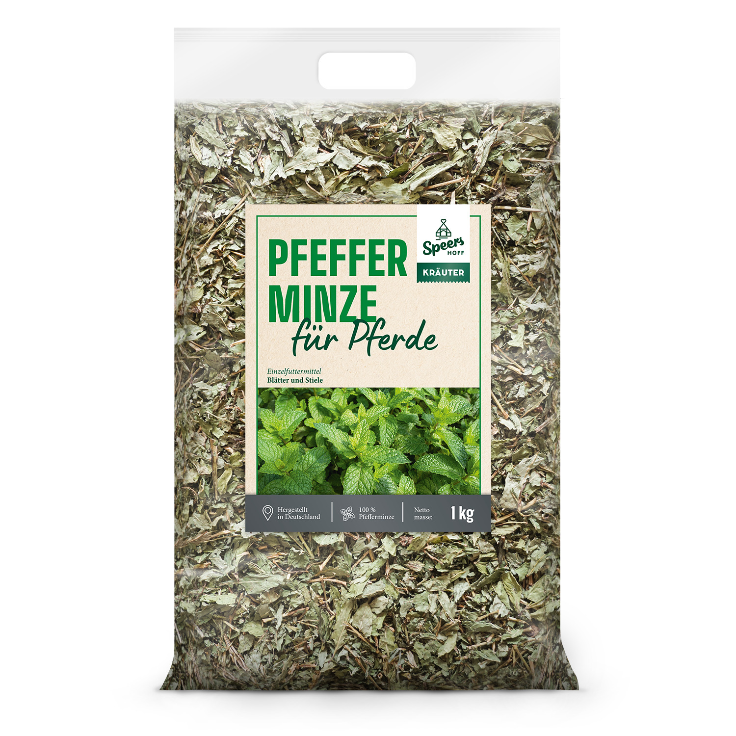 Speers Hoff Pfefferminze für Pferde 1kg Für Atemwege & Verdauung