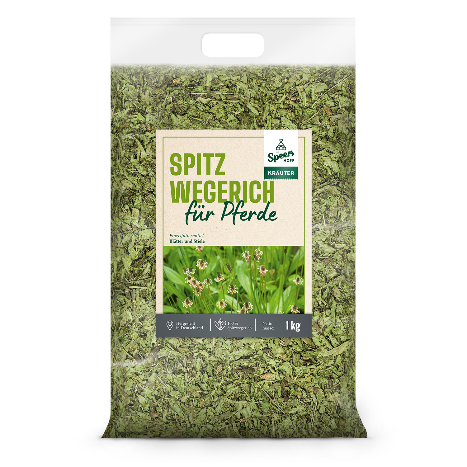 Speers Hoff Spitzwegerich für Pferde 1kg Für Atemwege & Verdauung
