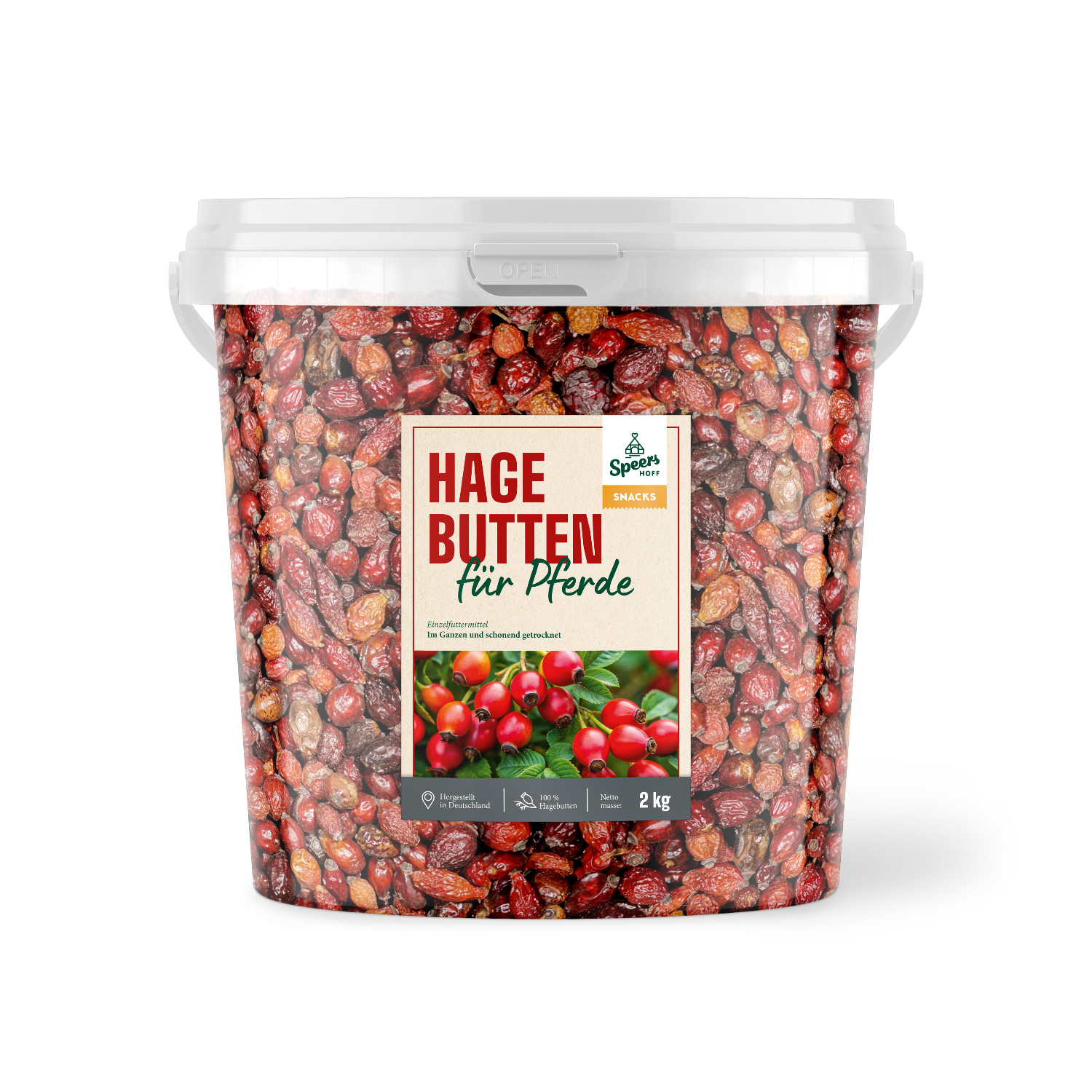 Speers Hoff Hagebutten für Pferde 2kg Vitaminbooster-Leckerli