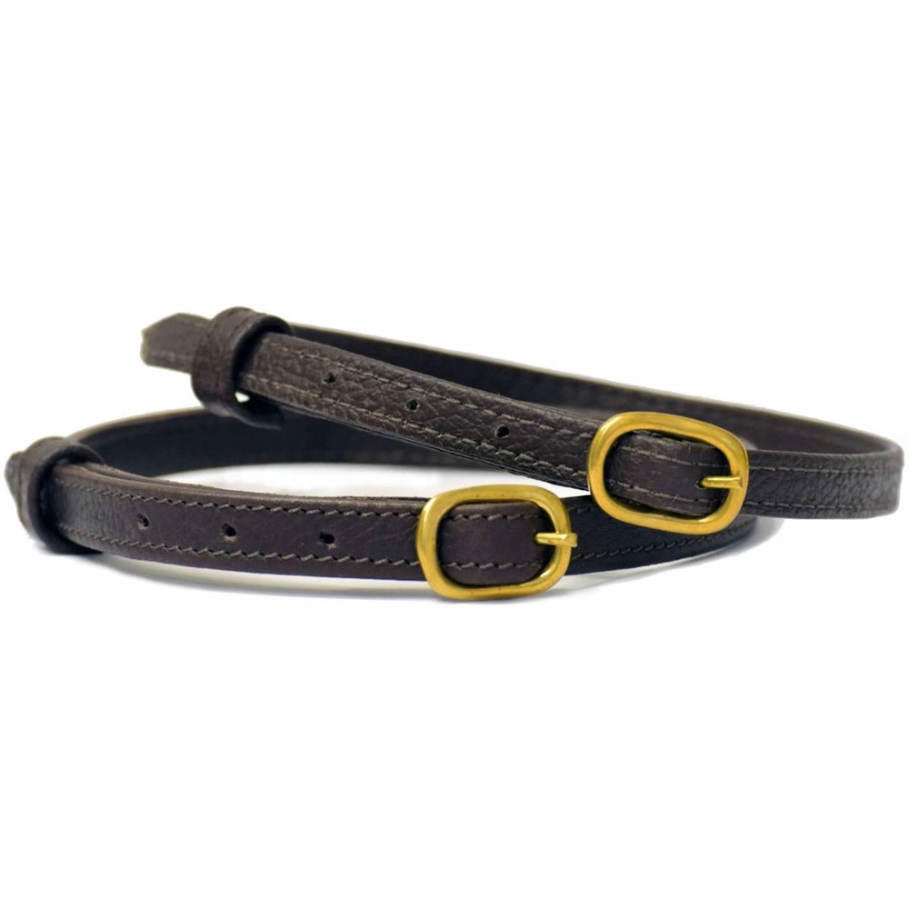 Stübben 1118 Sporenriemen Leder neu Ebony, 45 cm