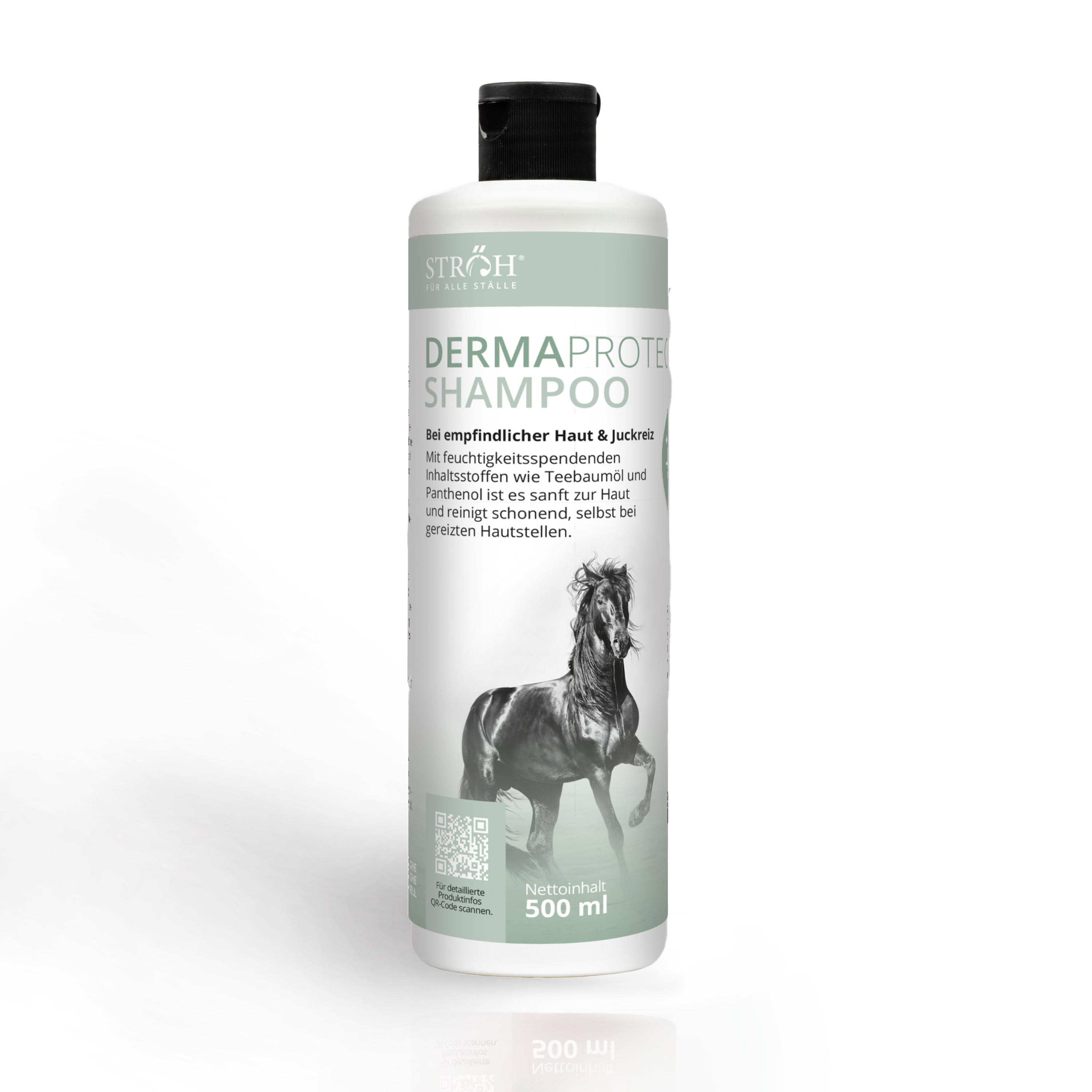 STRÖH DermaProtect Shampoo 500 ml Für die empfindliche Pferdehaut