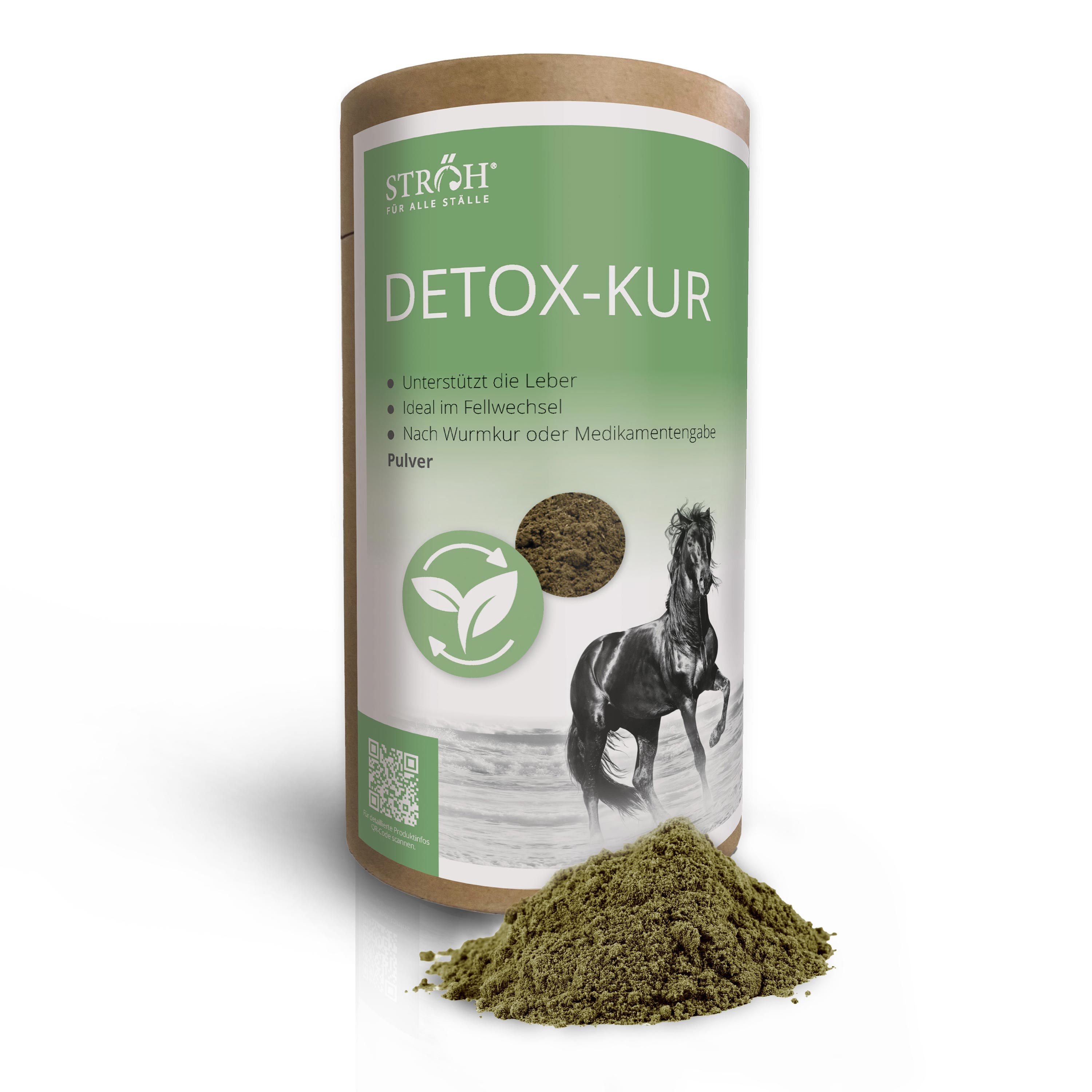 STRÖH Detox-Kur 800 g Feedbox Dose Unterstützt die Leberfunktion