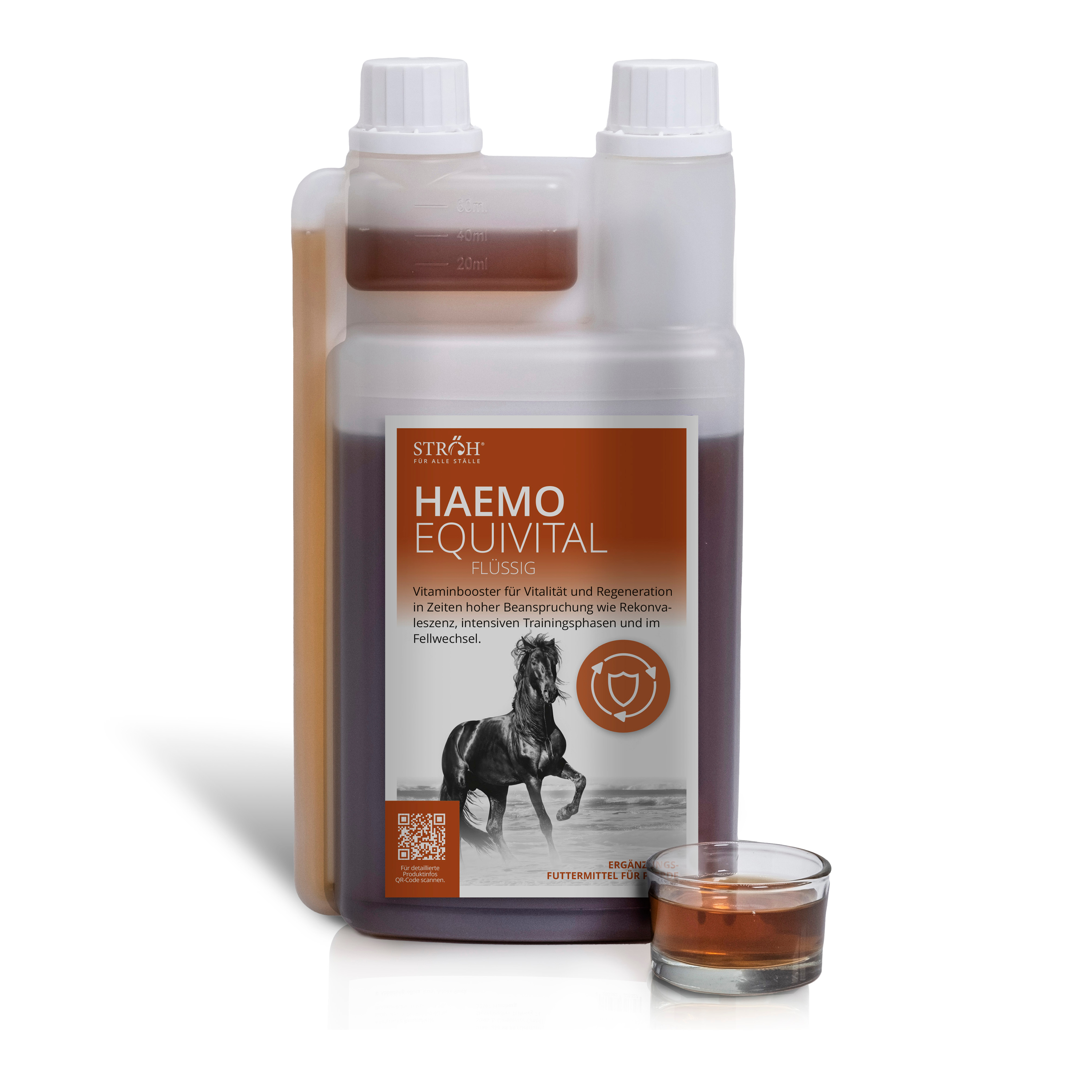 STRÖH Haemo Equivital 1L Ergänzungsfutter für Vitalität und Blutbildung
